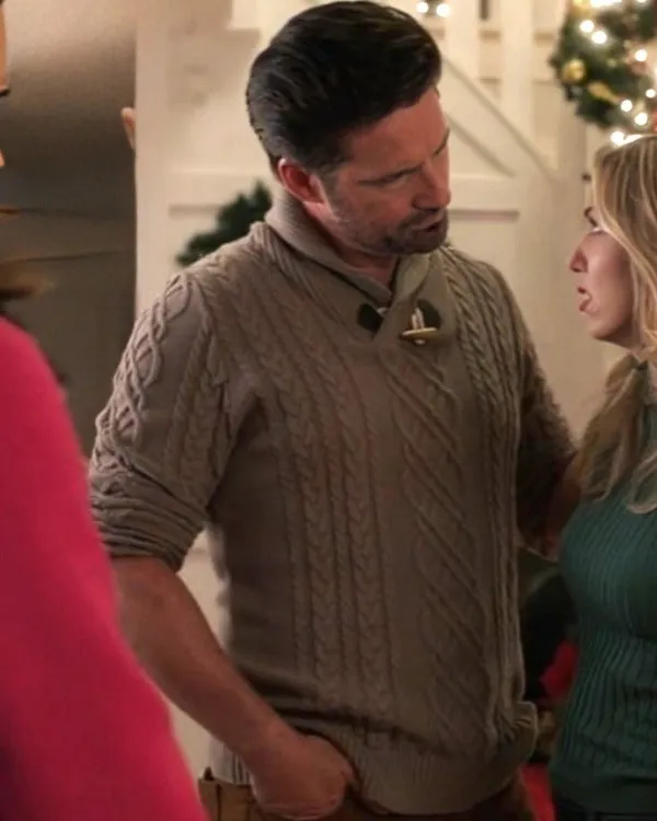 Our Holiday Story 2024 Warren Christie Beige Sweater