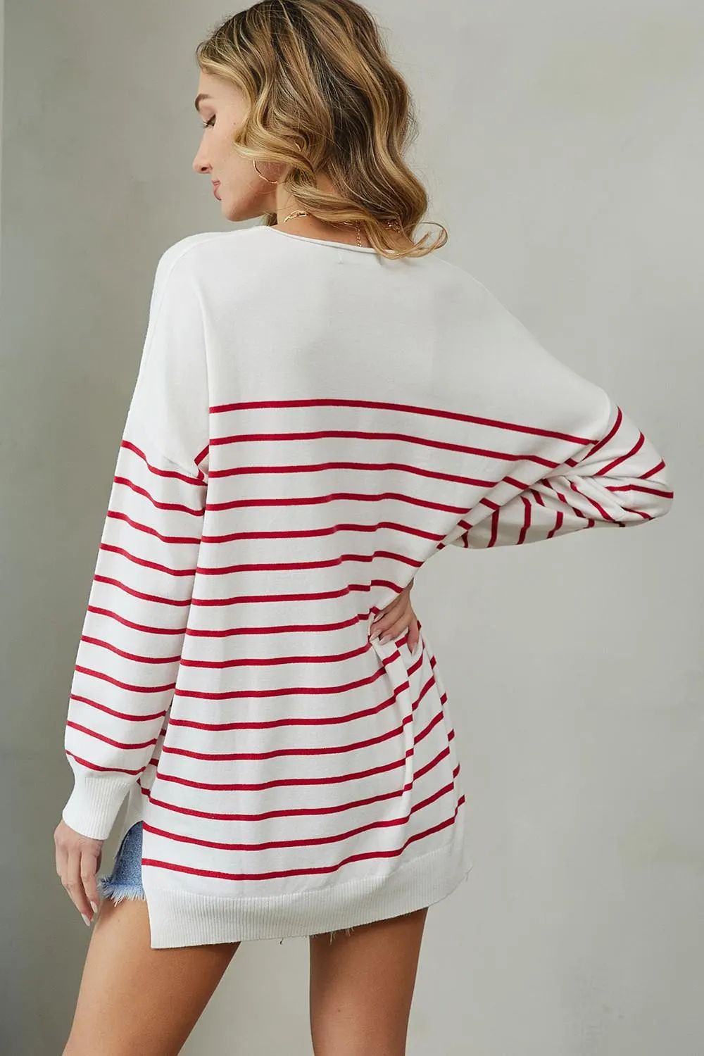 Oversized Striped Sweater