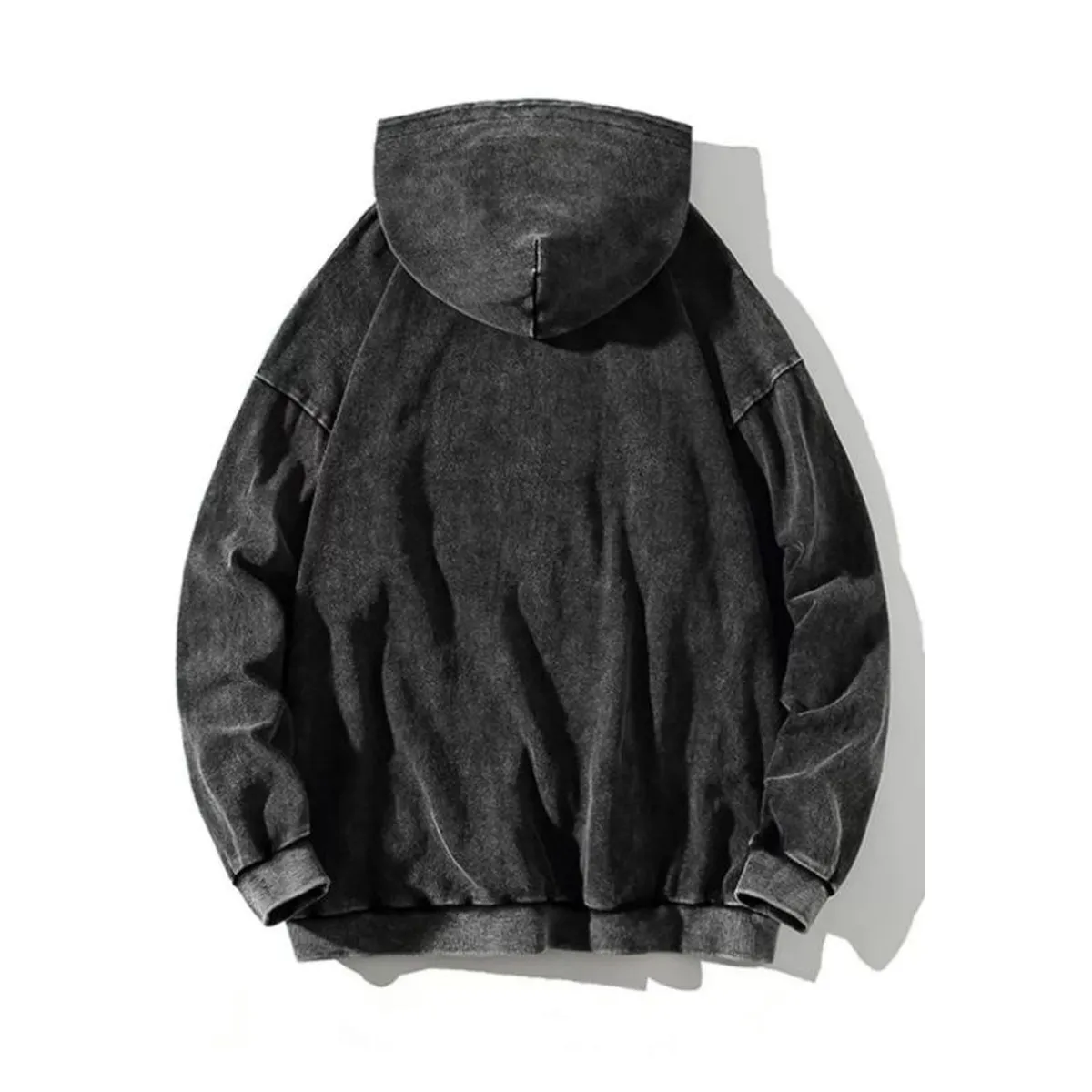 Oversized Washed Bear Hoodie