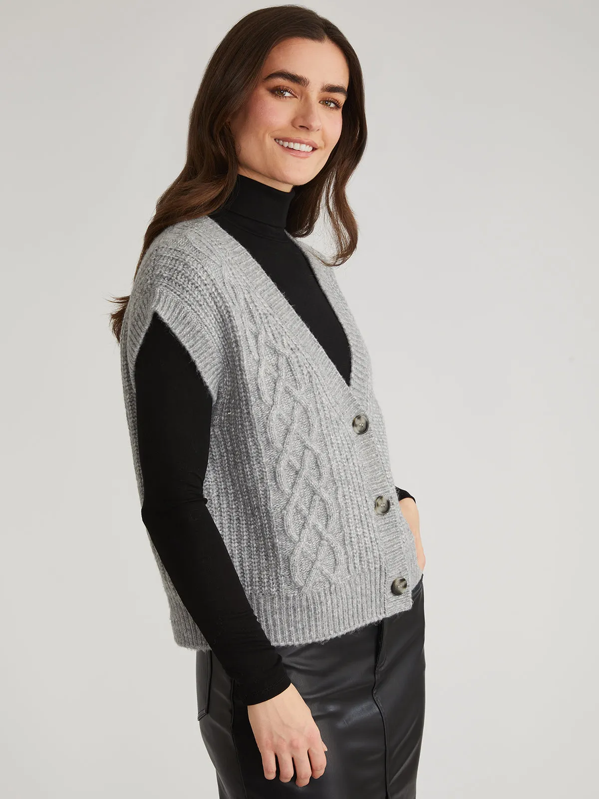 PAIGE CABLE VEST