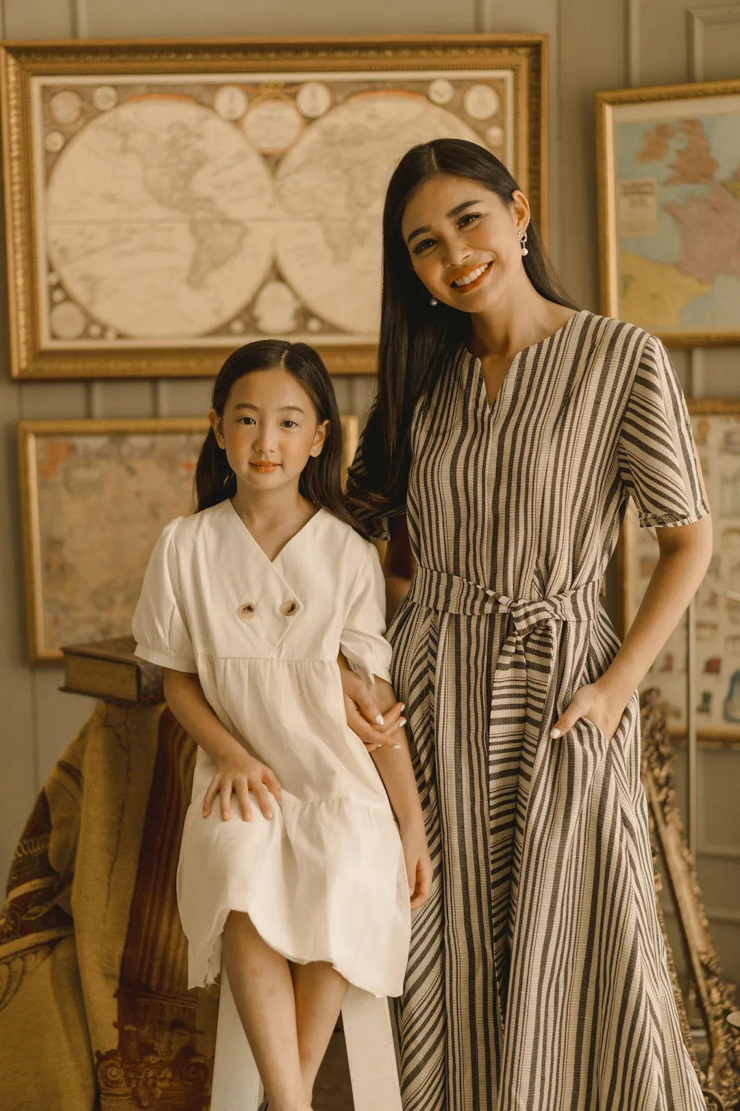 PLIEE DRESS IN BLACK FOREST