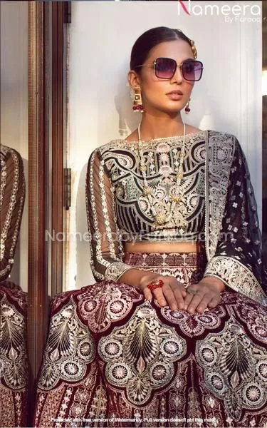 Premium Pakistani Lehenga Choli for Wedding Wear #PN86