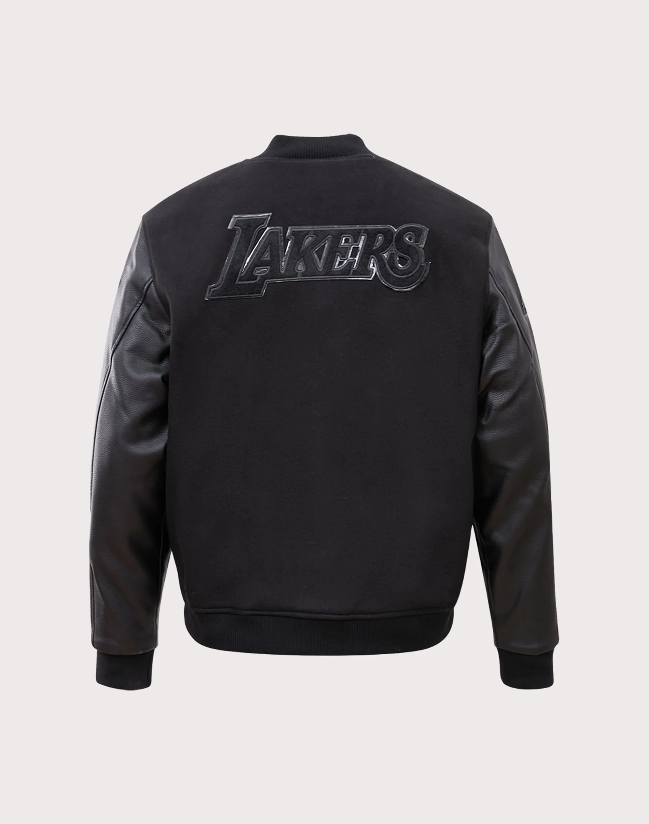 Pro Standard Los Angeles Lakers Triple Black Varsity Jacket