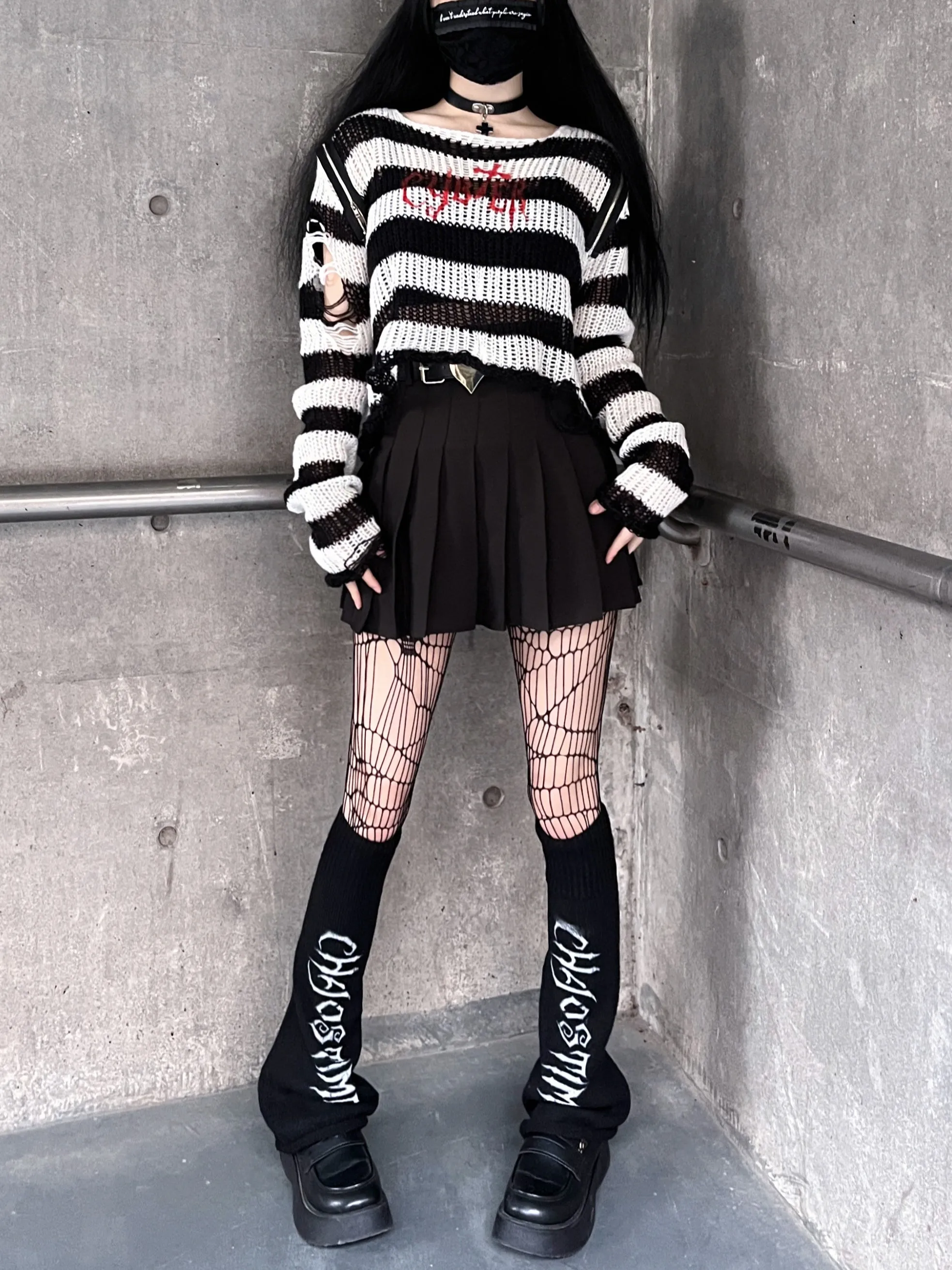 punk leg socks  KF83195