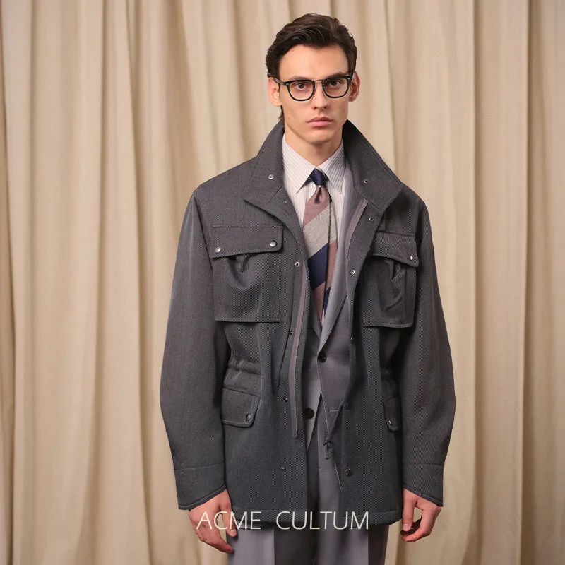 Pure Wool Field Jacket