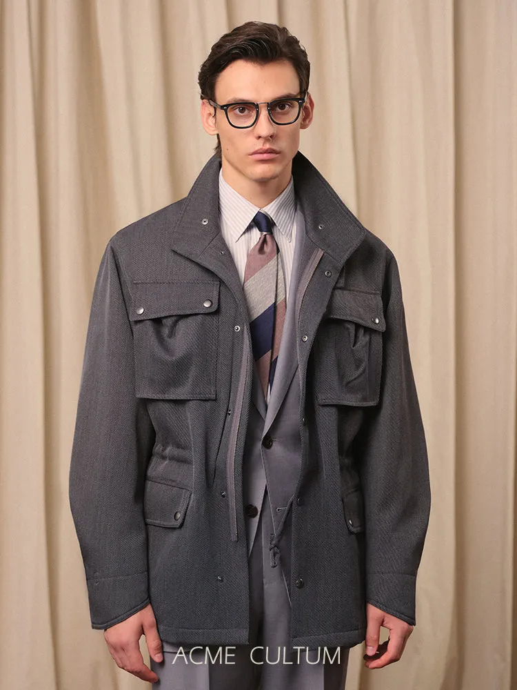 Pure Wool Field Jacket