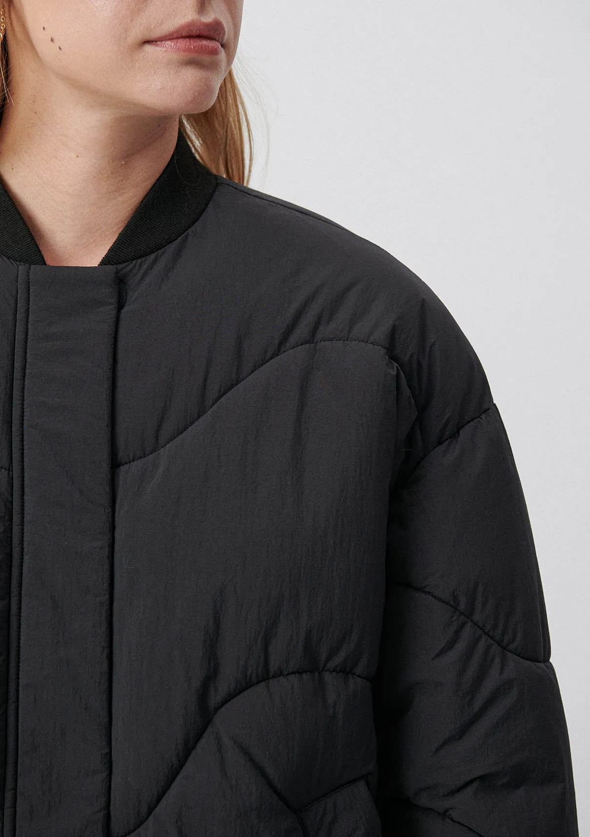 Quilted Black Jacket