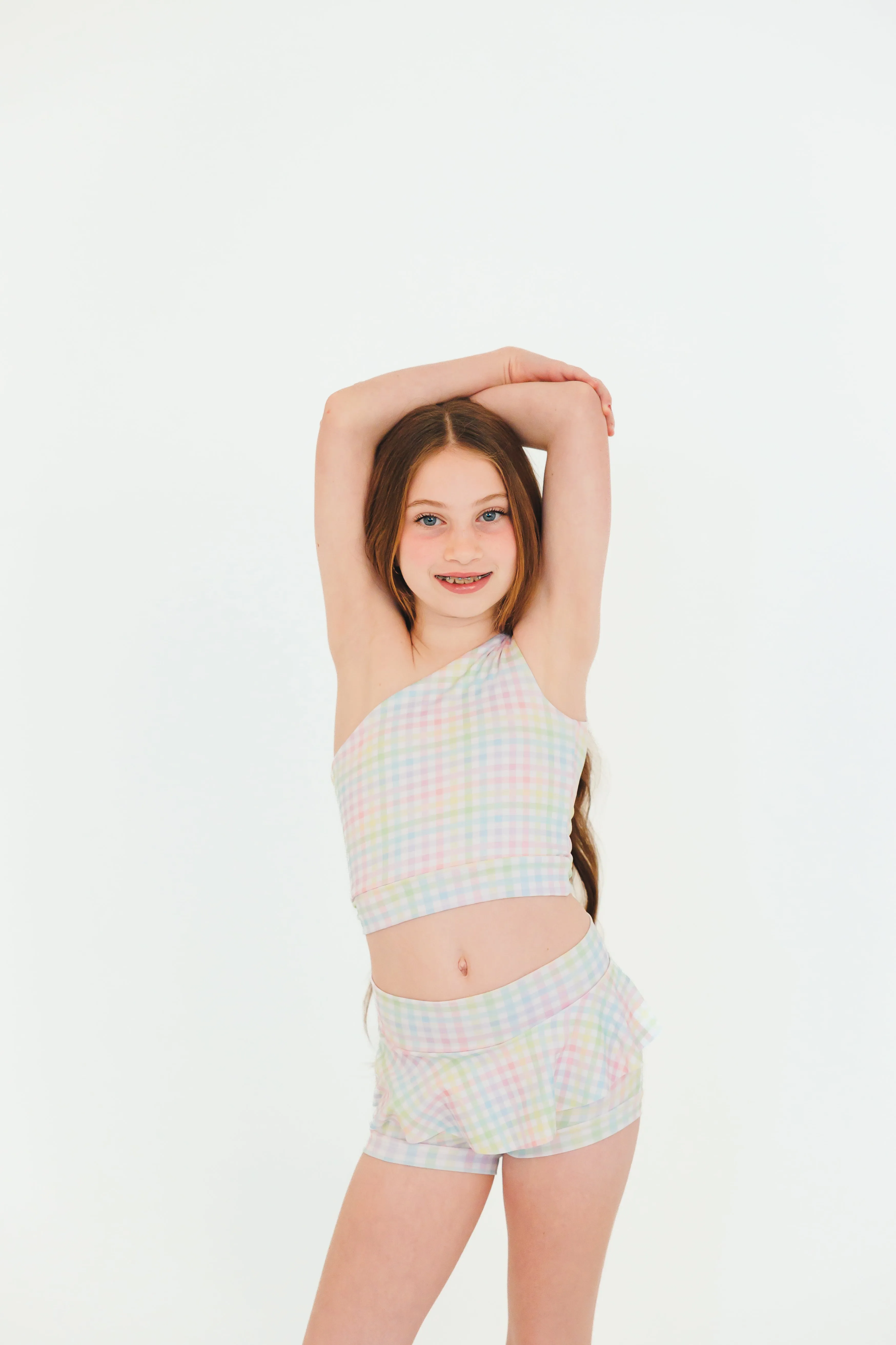 Rainbow Plaid Dance Set