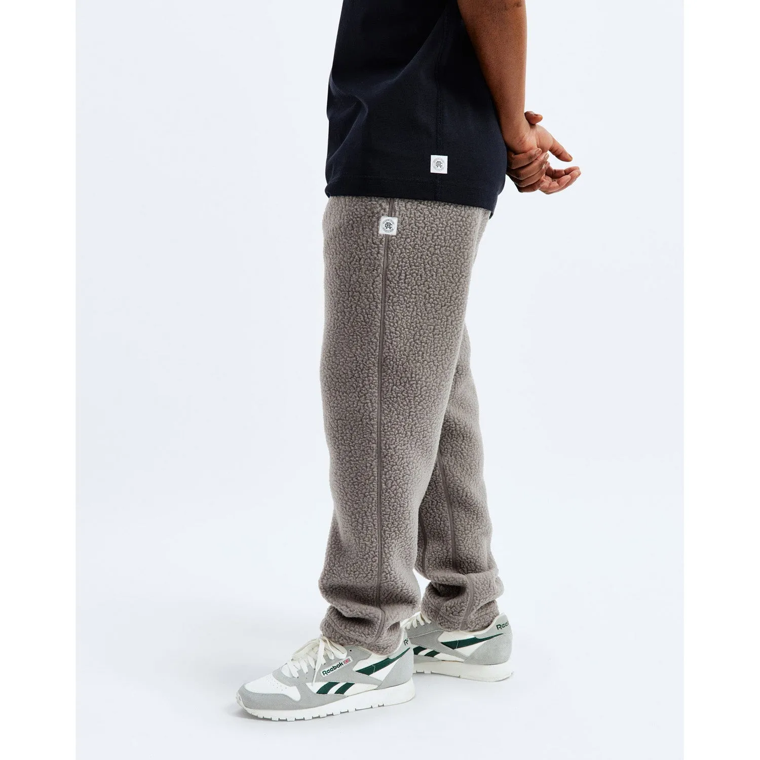 Reigning Champ Men Knit Polartec Sherpa Jogger Quarry RC-5380-QUA