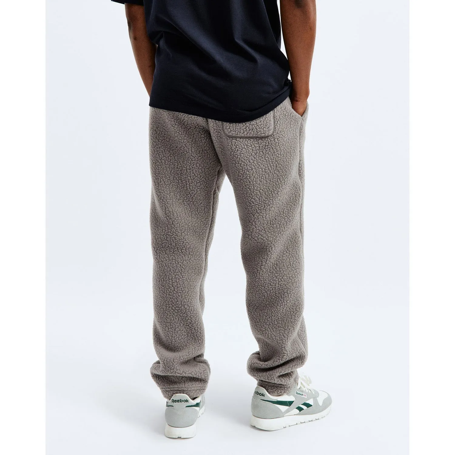 Reigning Champ Men Knit Polartec Sherpa Jogger Quarry RC-5380-QUA