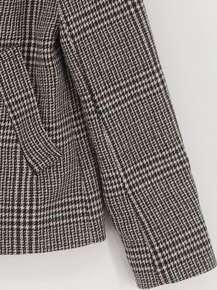 Reiss Women's Blazer UK 12 Multi Acrylic with Cotton, Polyester, Viscose, Wool