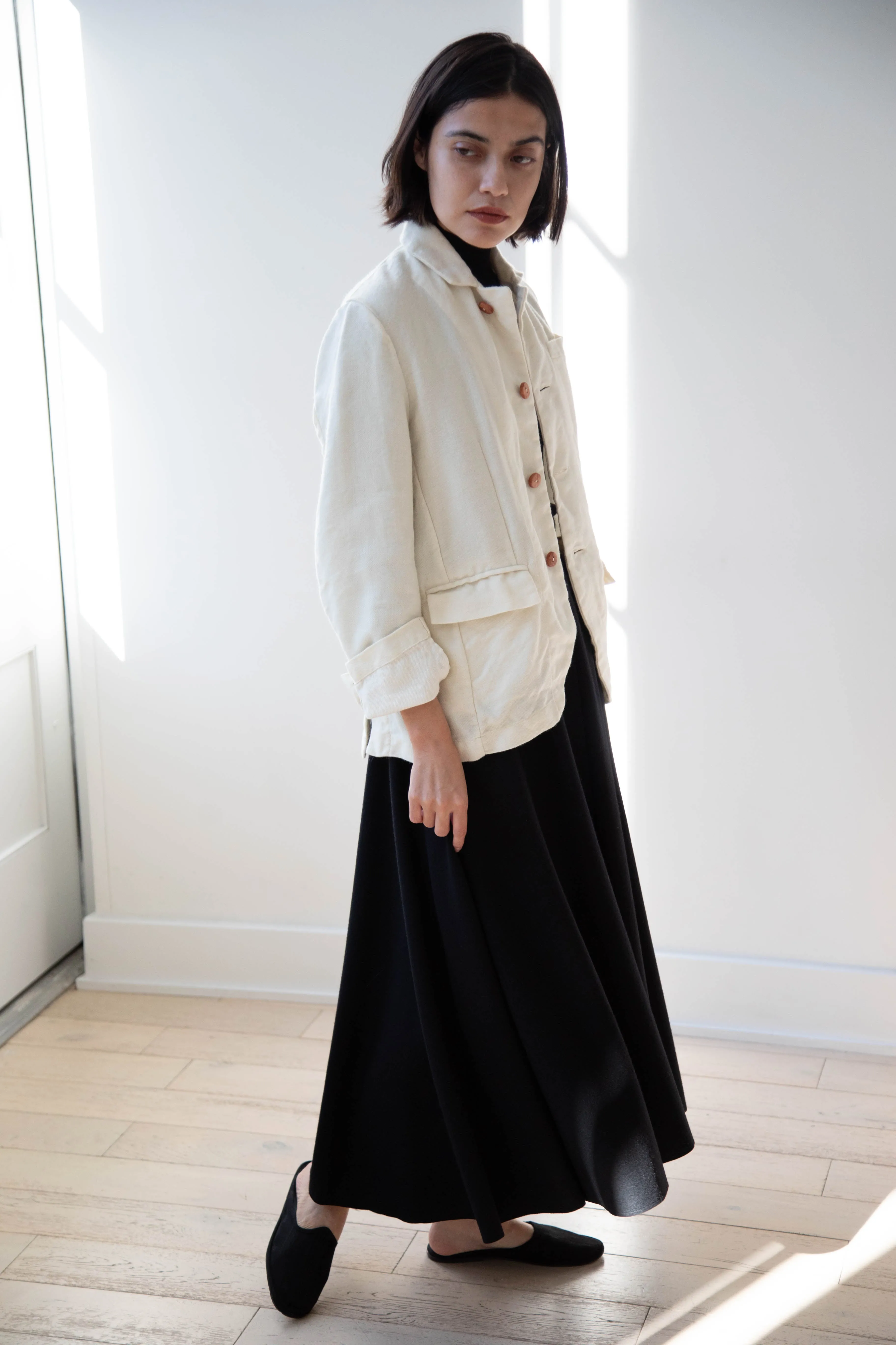 Risa Nakamura | Jacket "E" in Washed Wool