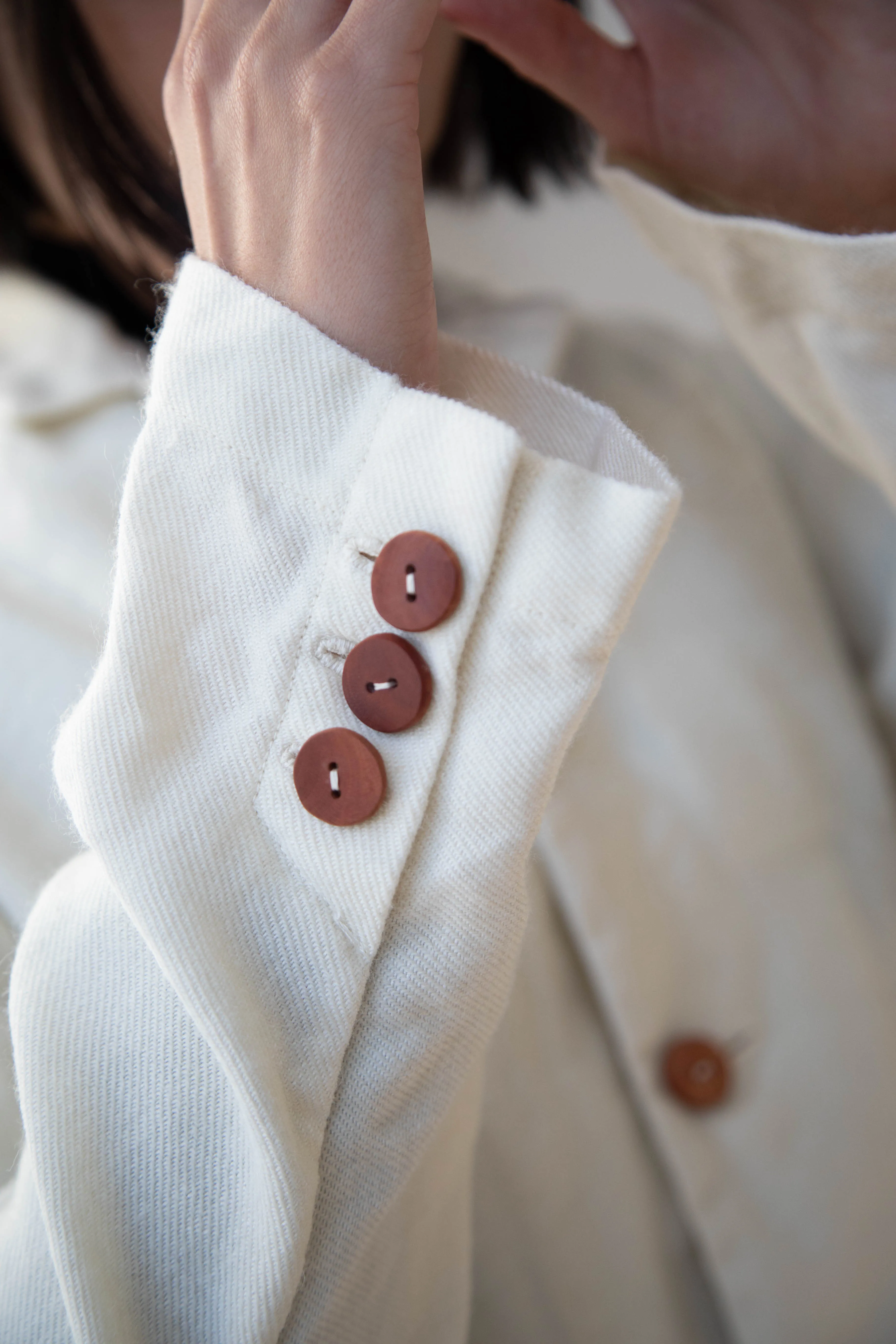 Risa Nakamura | Jacket "E" in Washed Wool