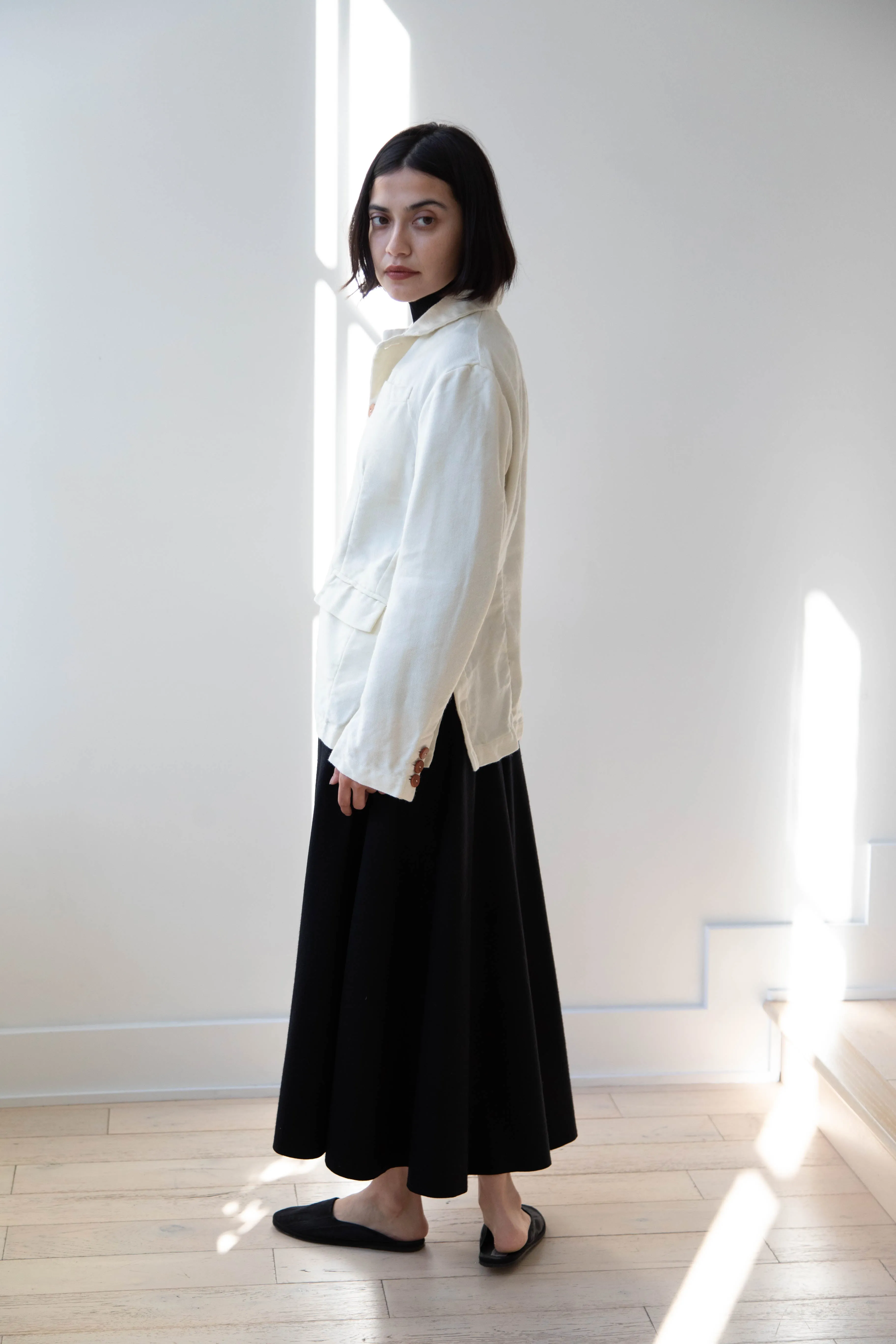 Risa Nakamura | Jacket "E" in Washed Wool