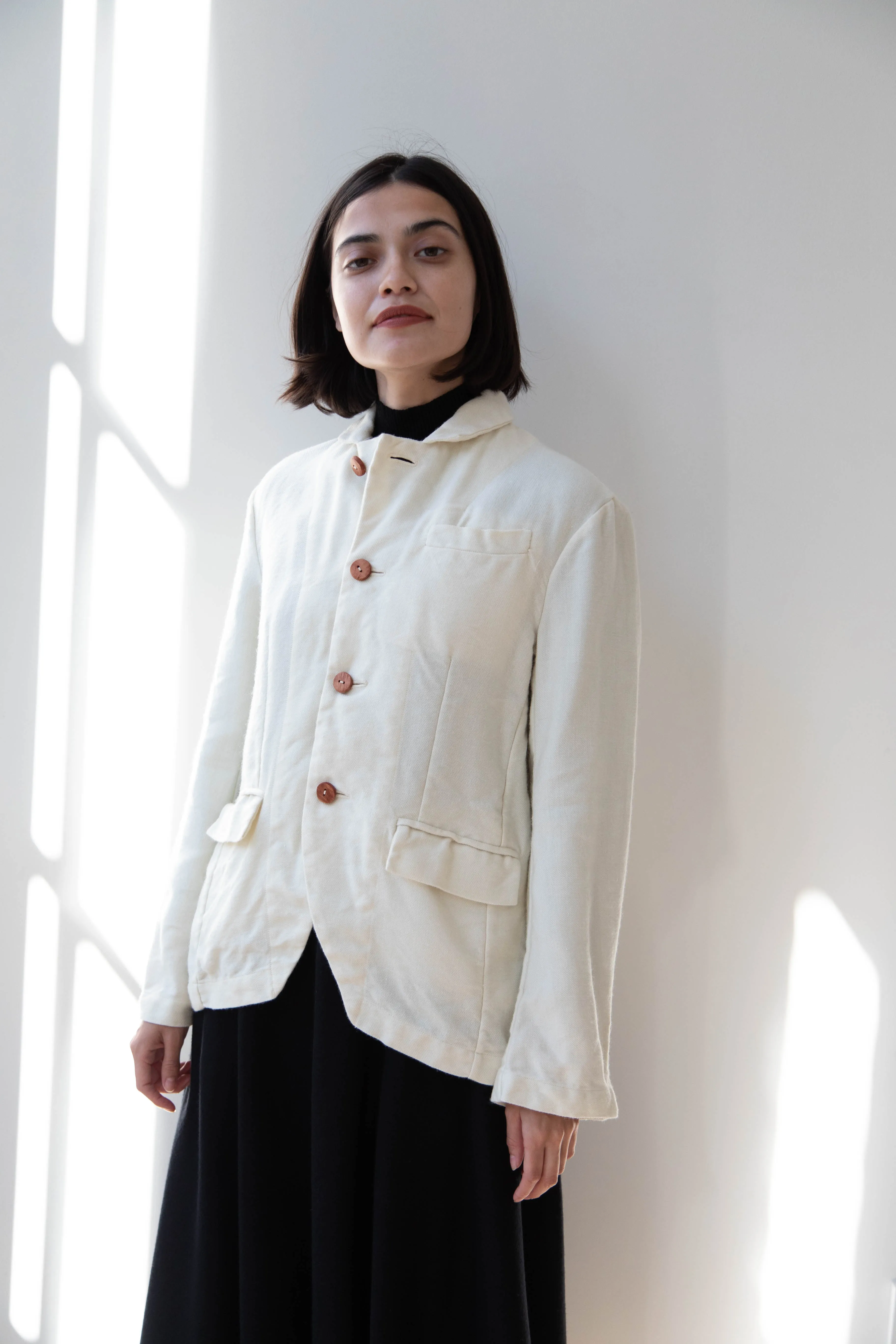 Risa Nakamura | Jacket "E" in Washed Wool