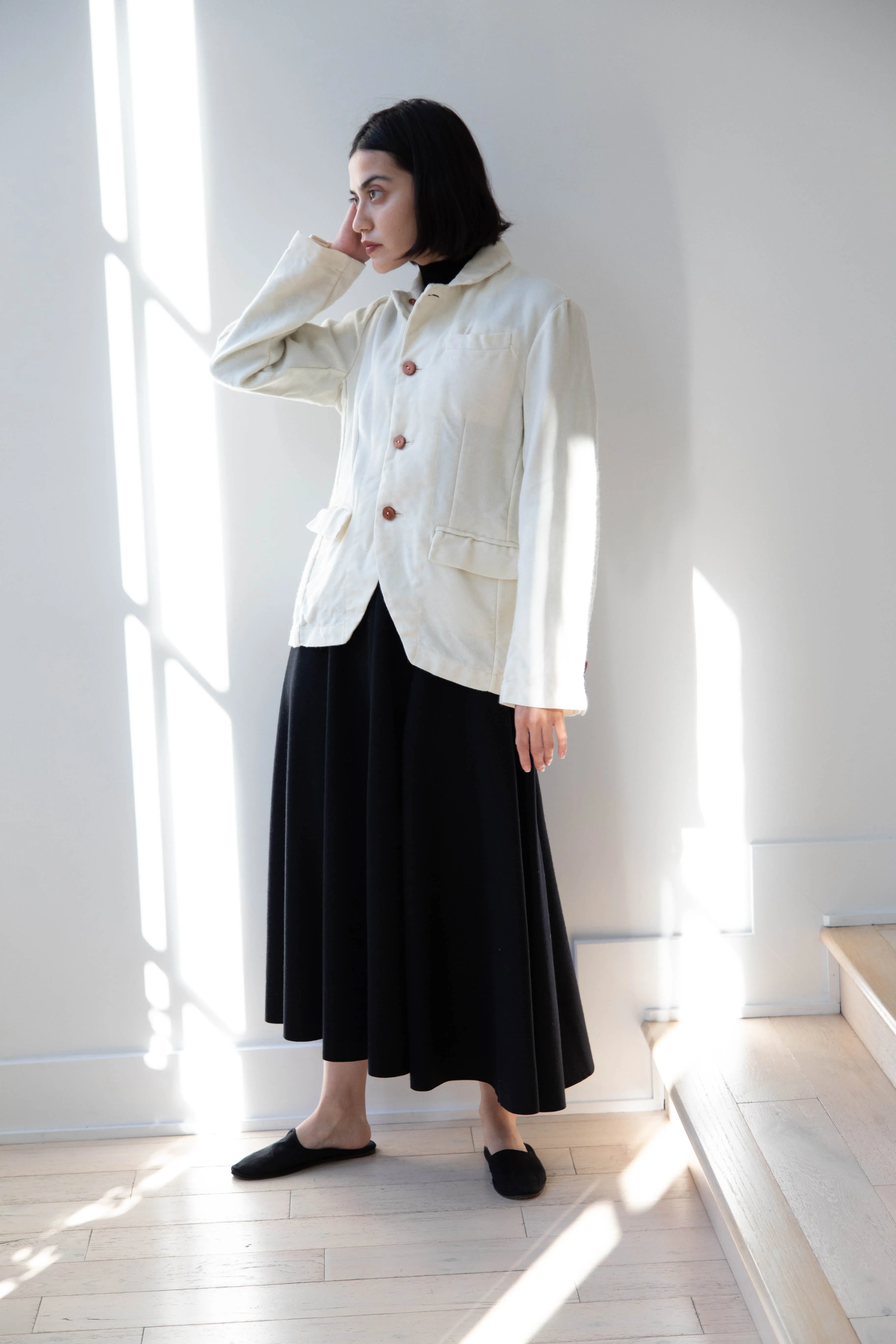 Risa Nakamura | Jacket "E" in Washed Wool