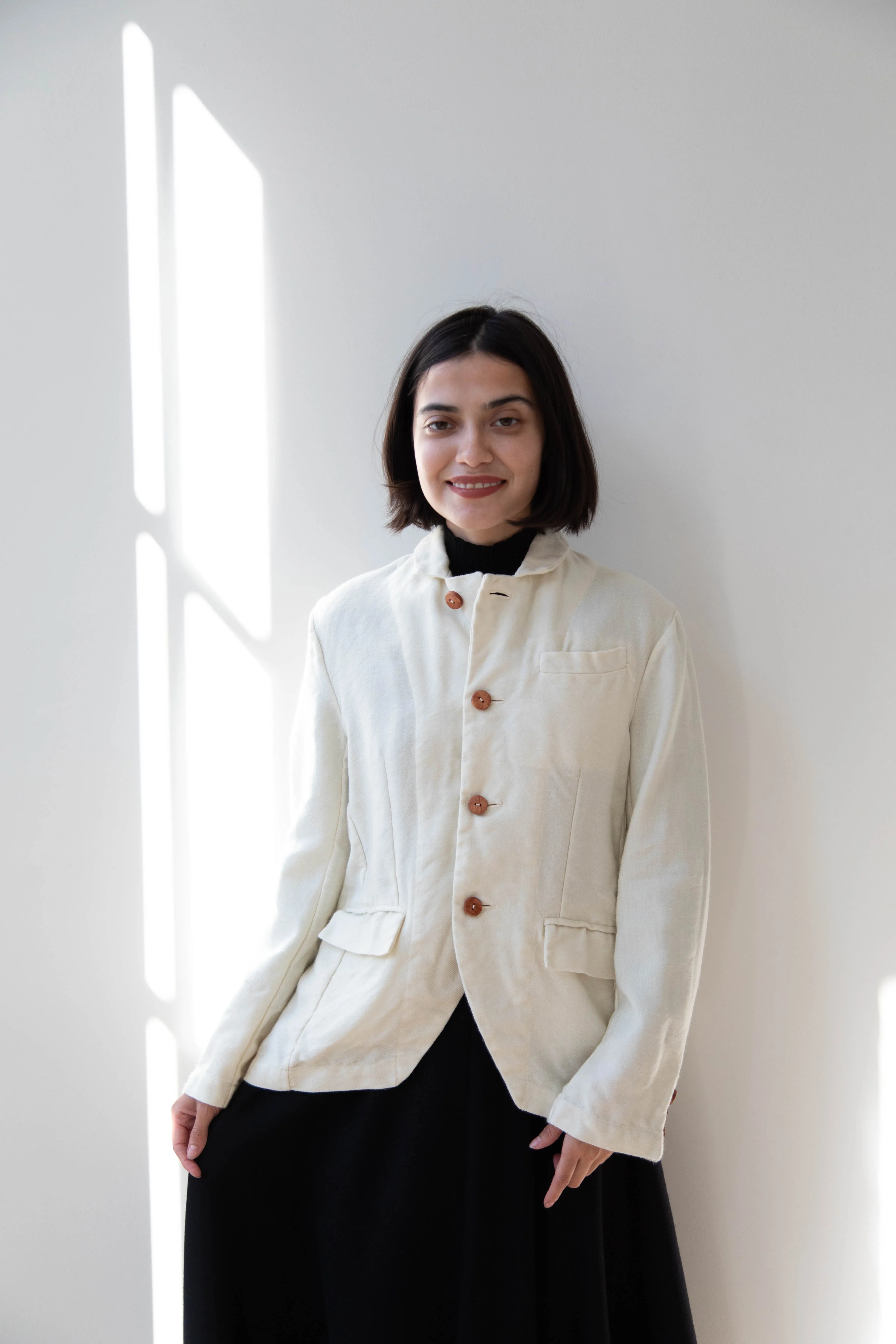 Risa Nakamura | Jacket "E" in Washed Wool