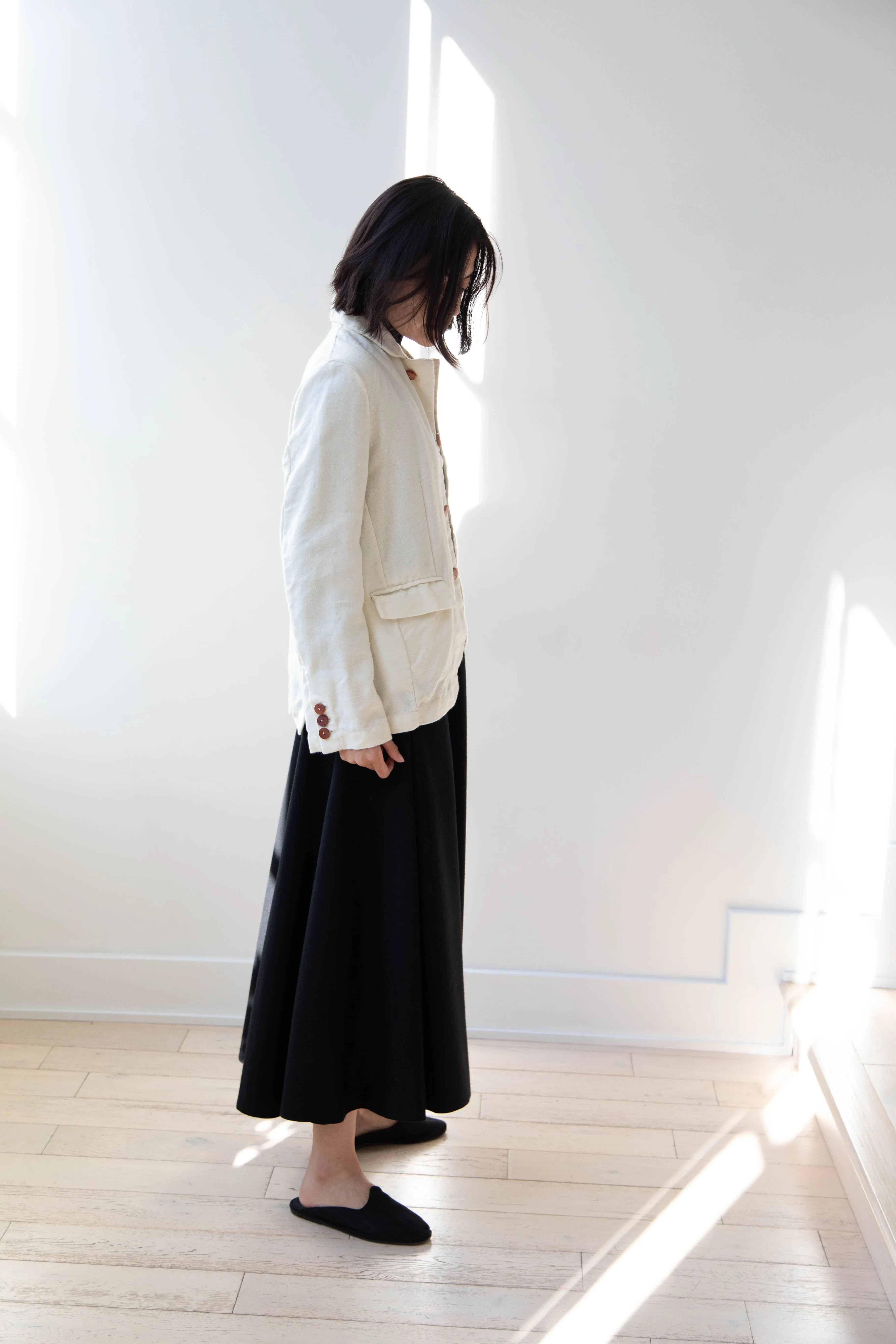 Risa Nakamura | Jacket "E" in Washed Wool