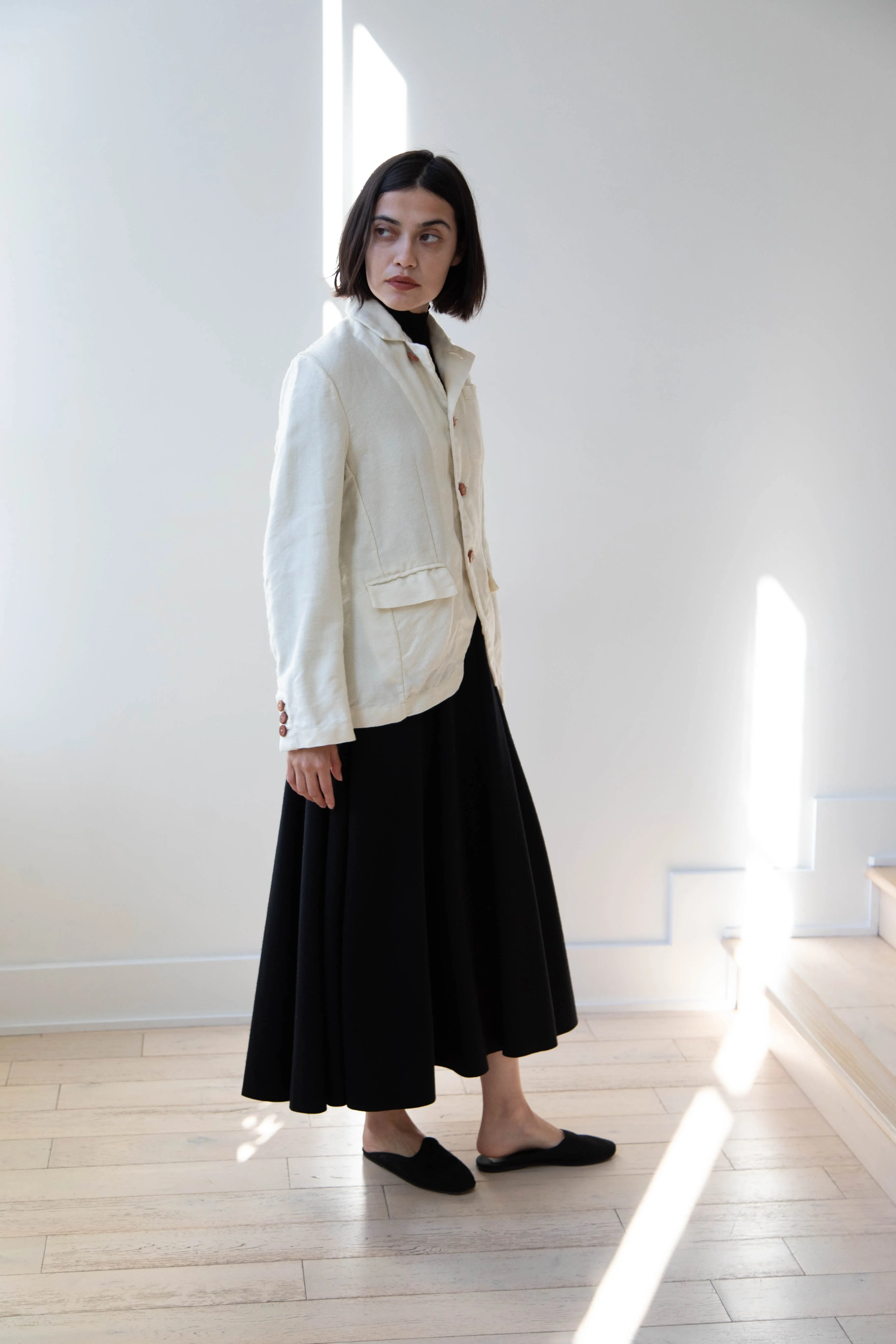 Risa Nakamura | Jacket "E" in Washed Wool