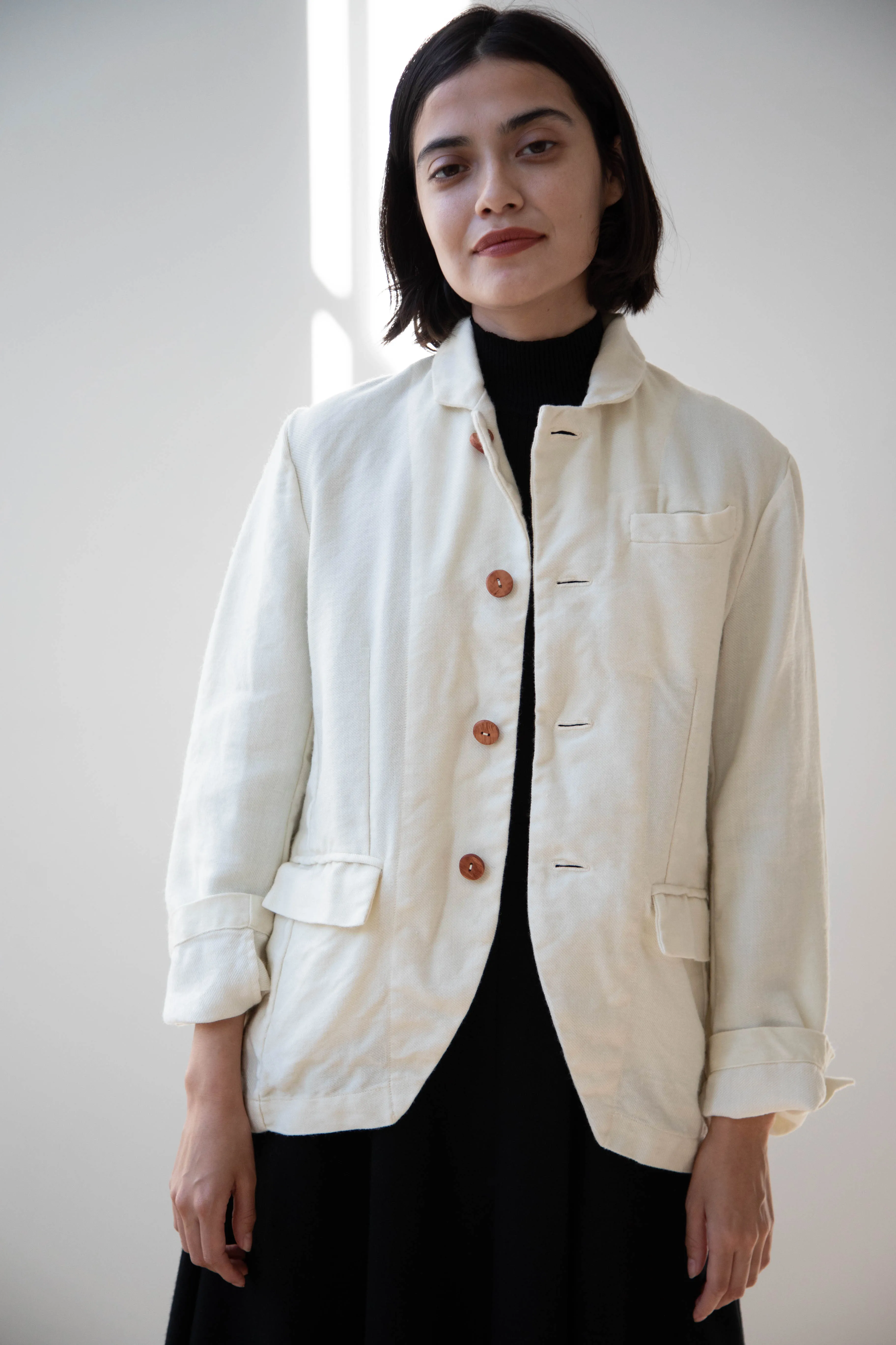 Risa Nakamura | Jacket "E" in Washed Wool