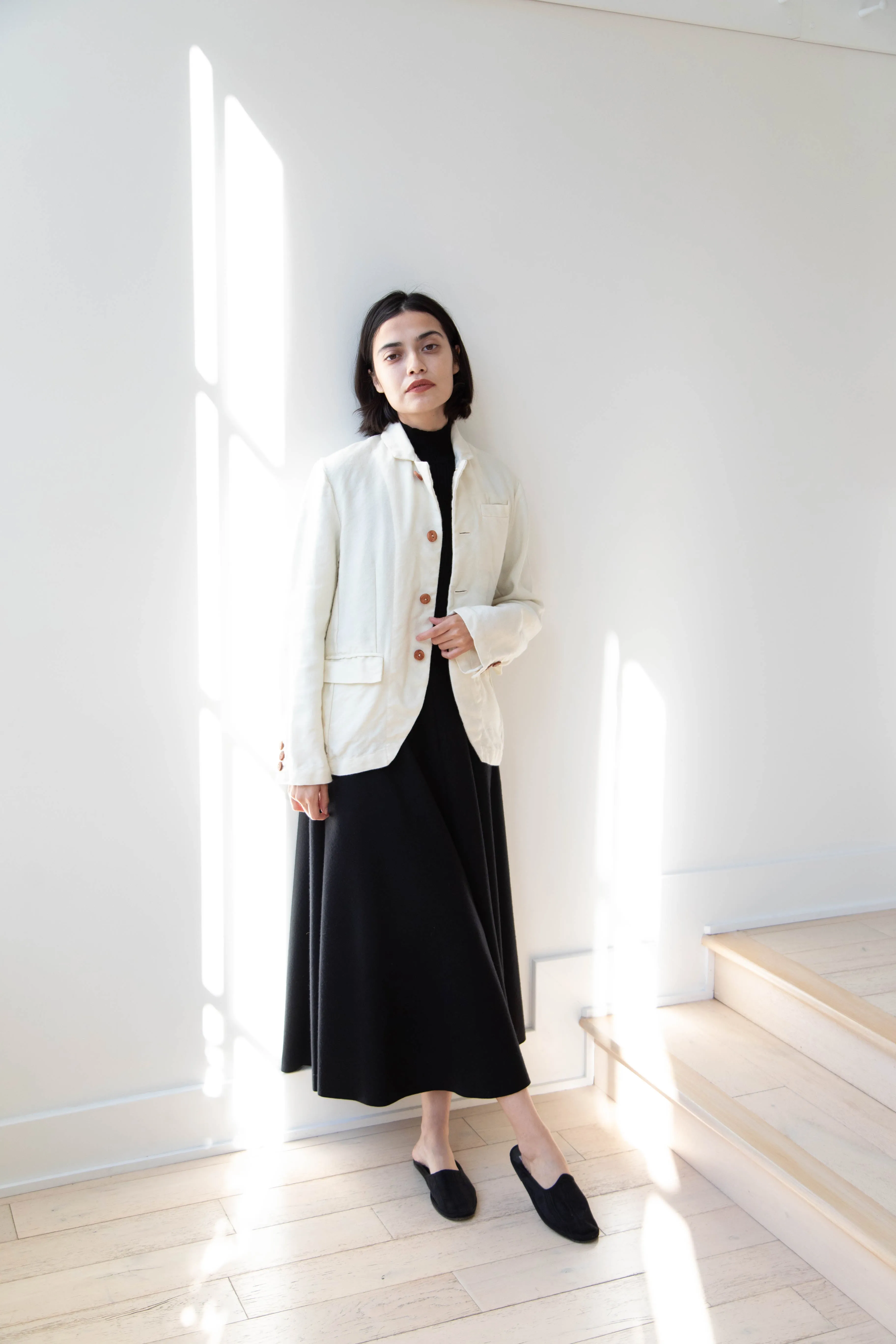 Risa Nakamura | Jacket "E" in Washed Wool