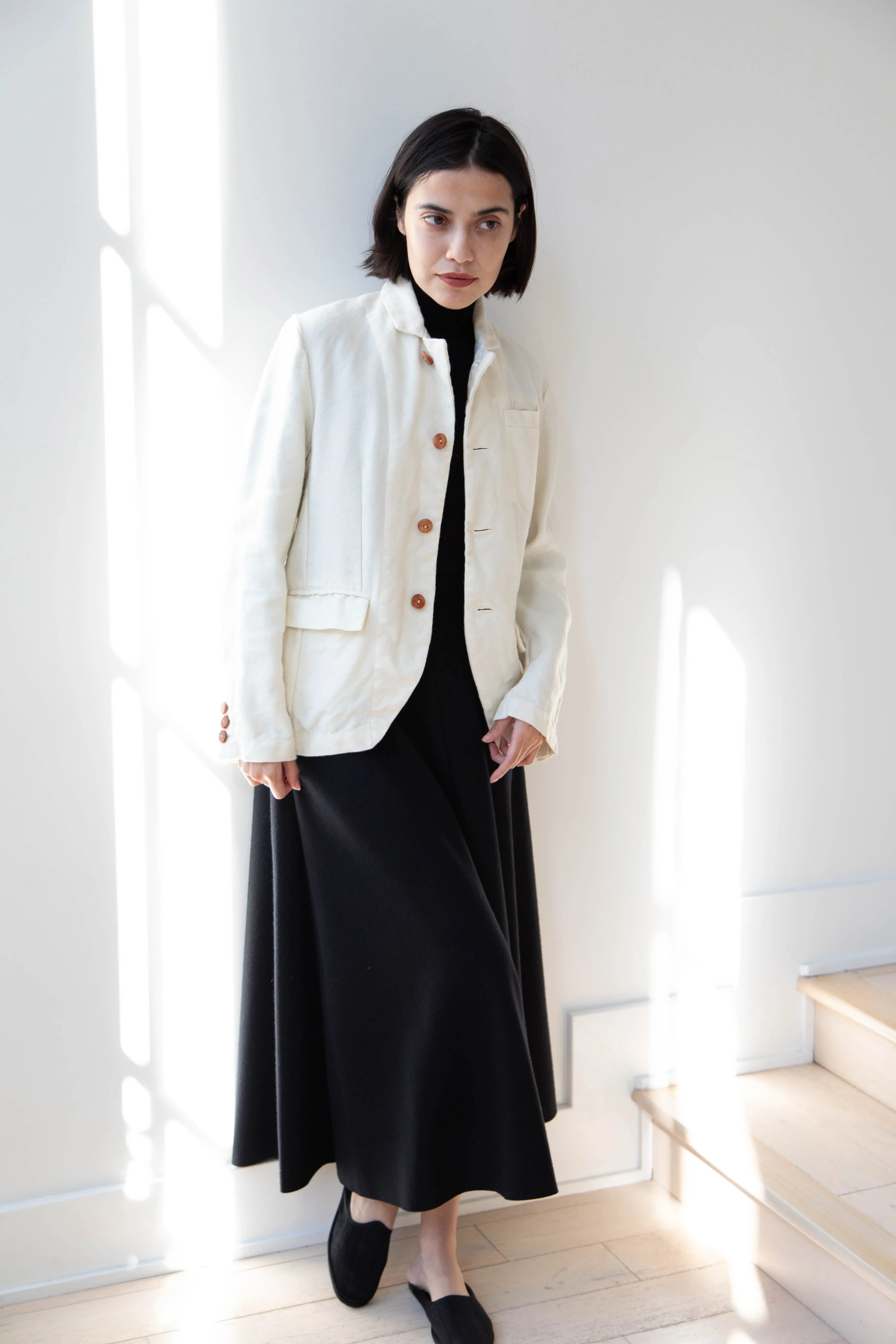 Risa Nakamura | Jacket "E" in Washed Wool