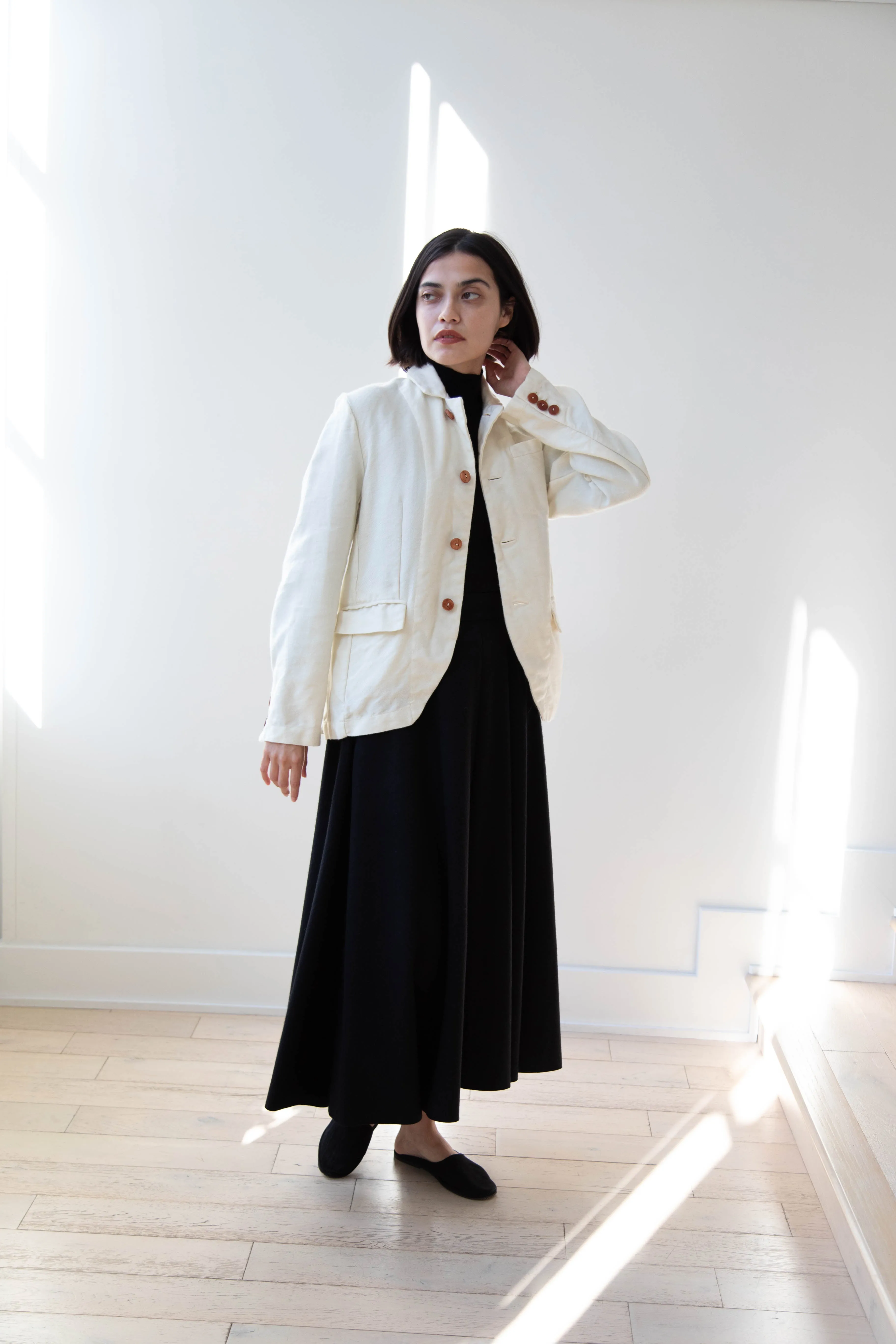 Risa Nakamura | Jacket "E" in Washed Wool