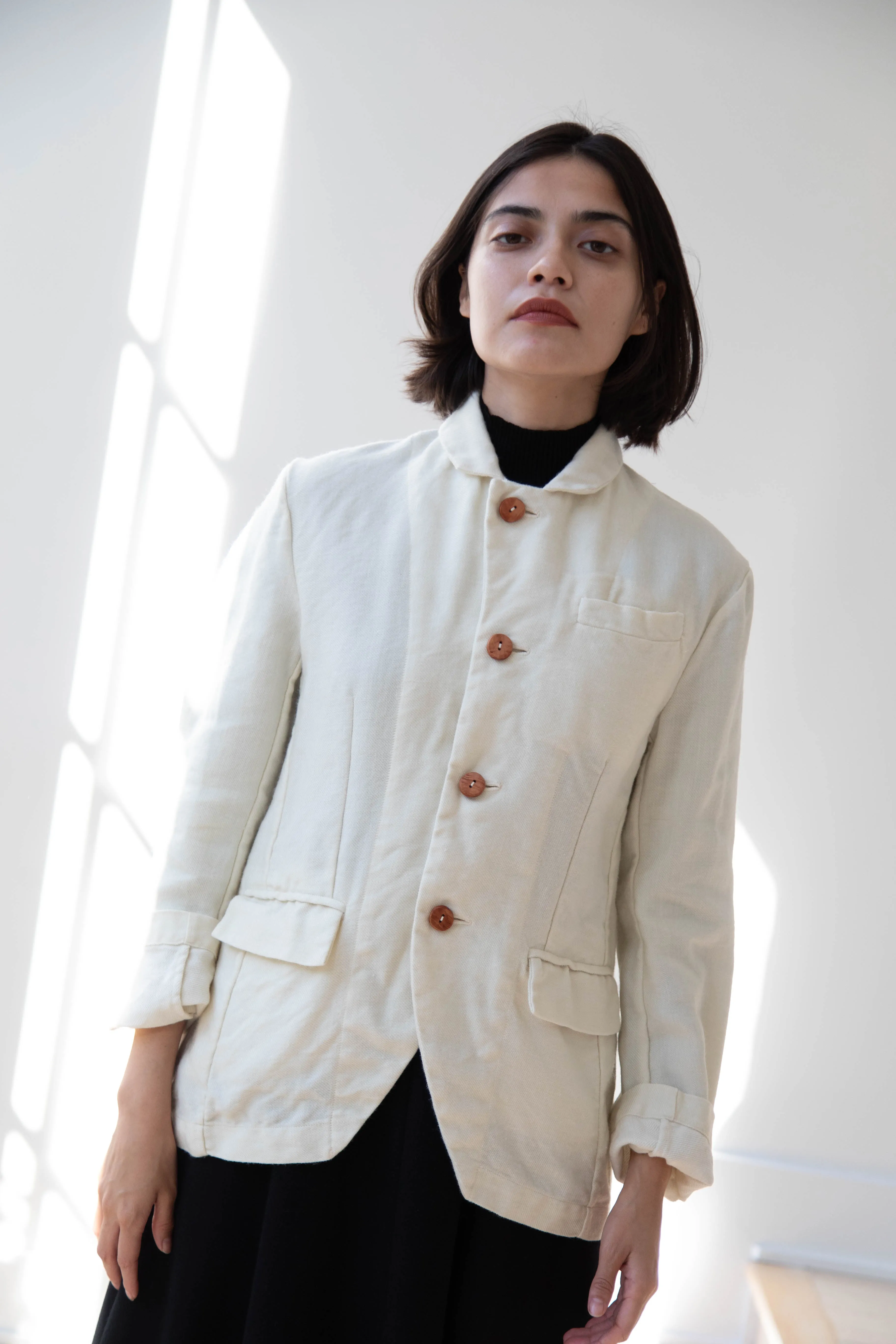 Risa Nakamura | Jacket "E" in Washed Wool