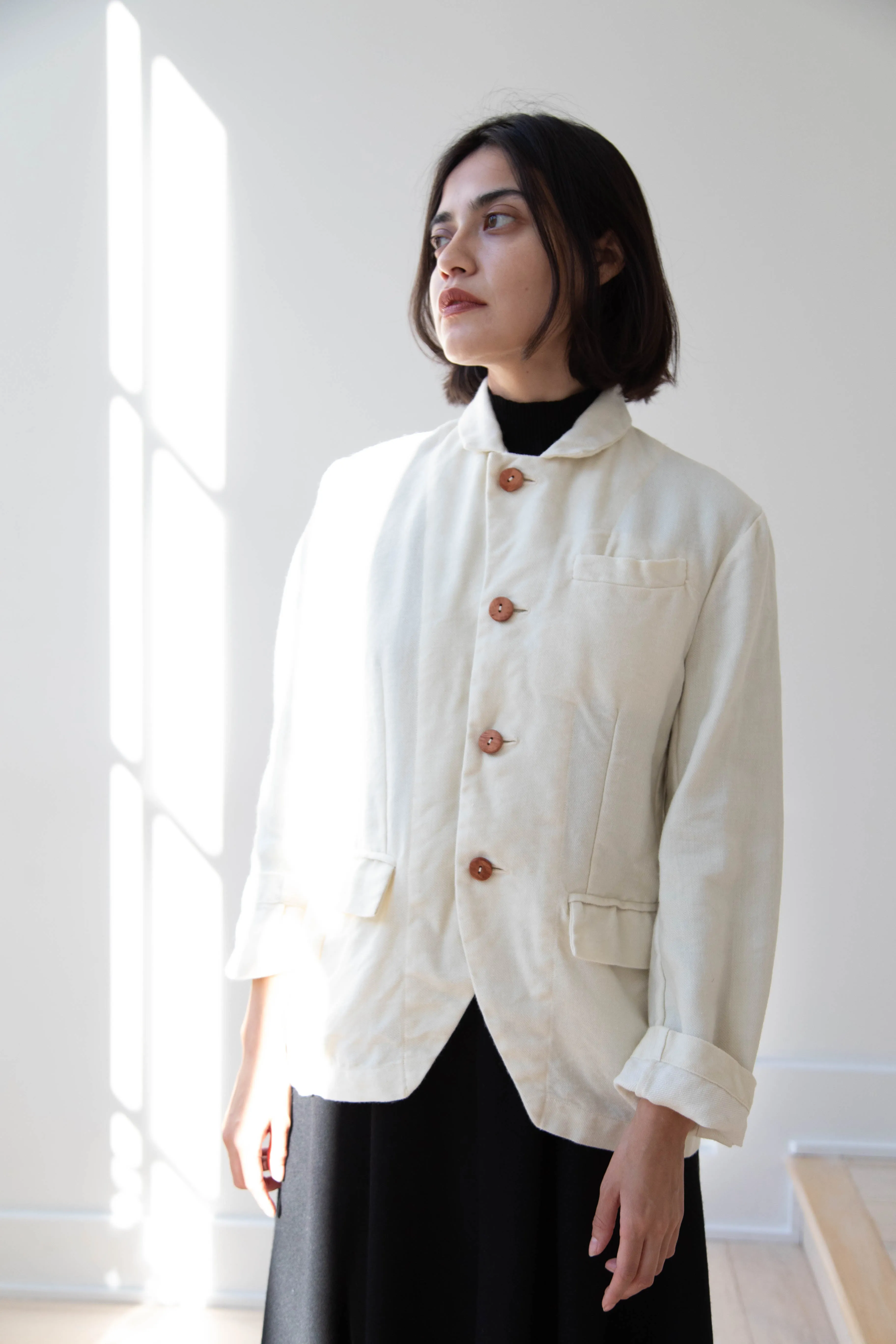 Risa Nakamura | Jacket "E" in Washed Wool