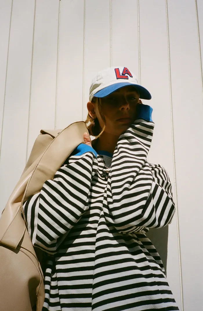 Robyn | Oversized sweater with stripes