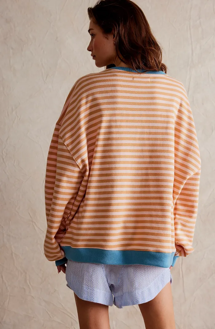 Robyn | Oversized sweater with stripes
