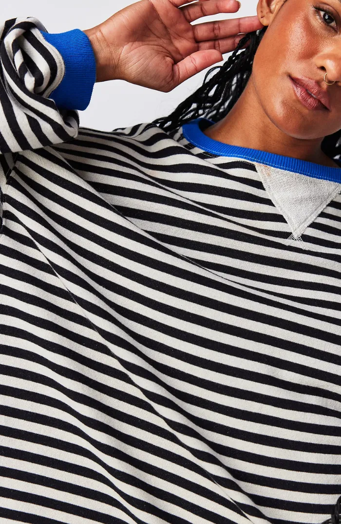Robyn | Oversized sweater with stripes