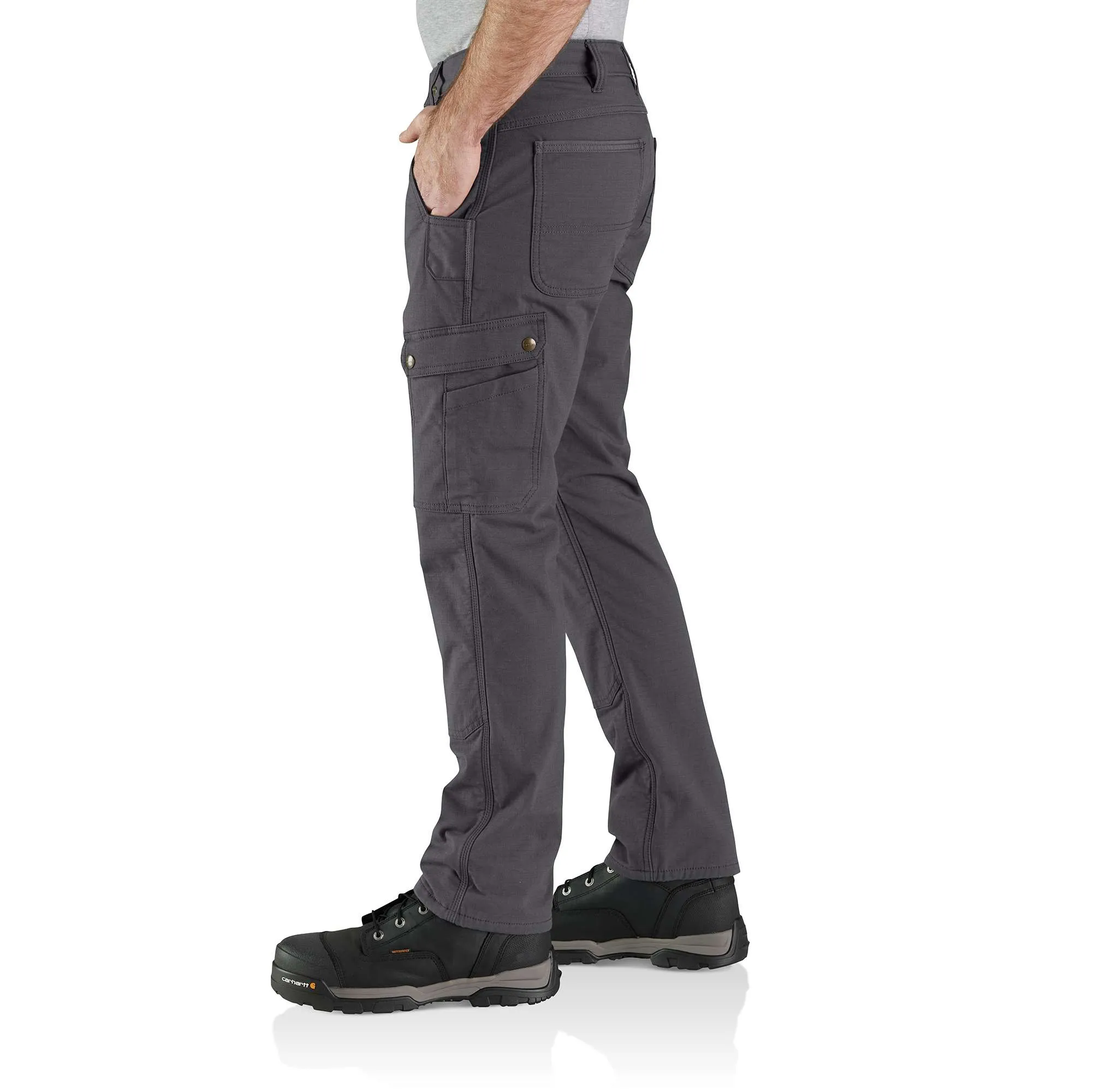 Rugged Flex® Relaxed Fit Ripstop Cargo Fleece-Lined Work Pant