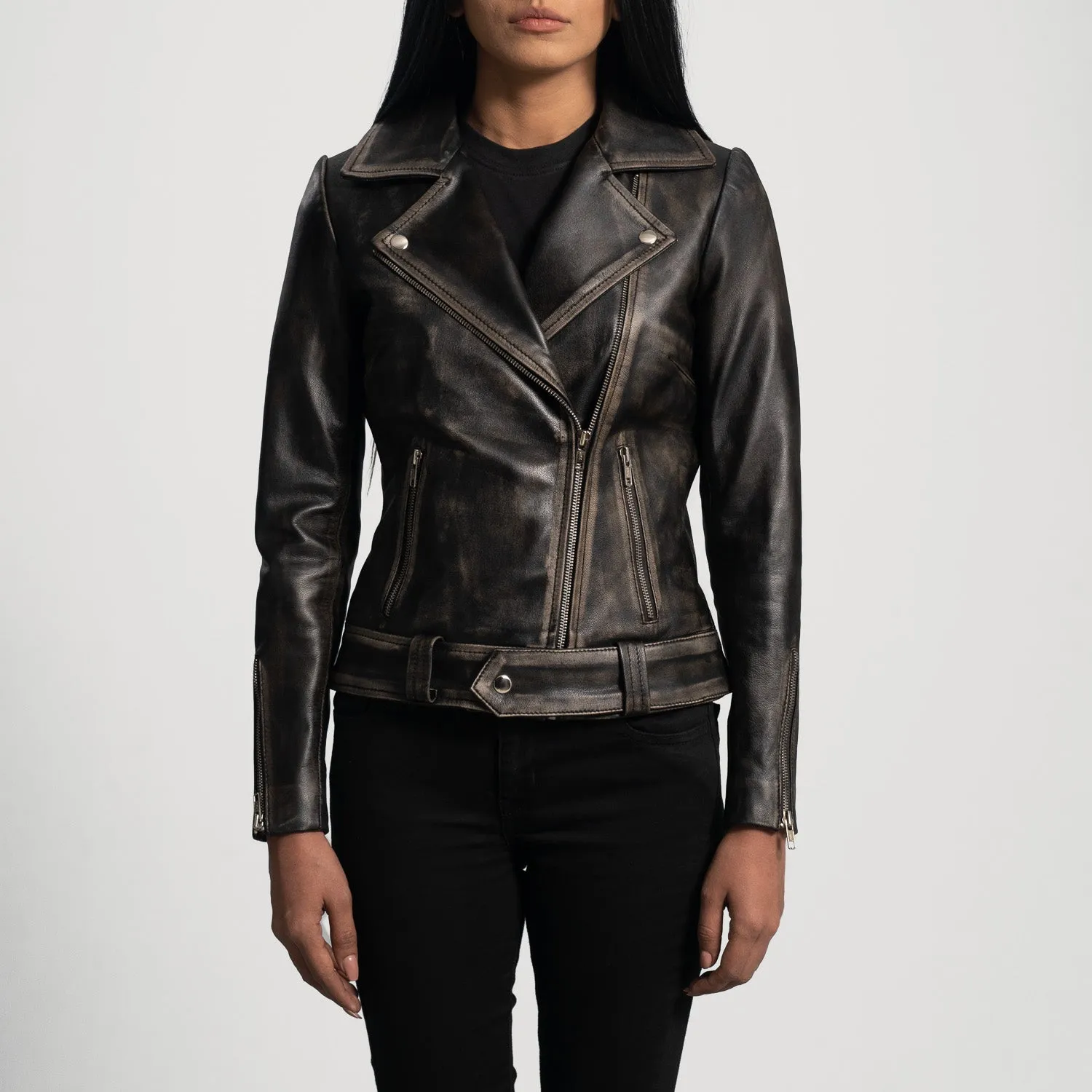 Rumi Leather Biker Jacket