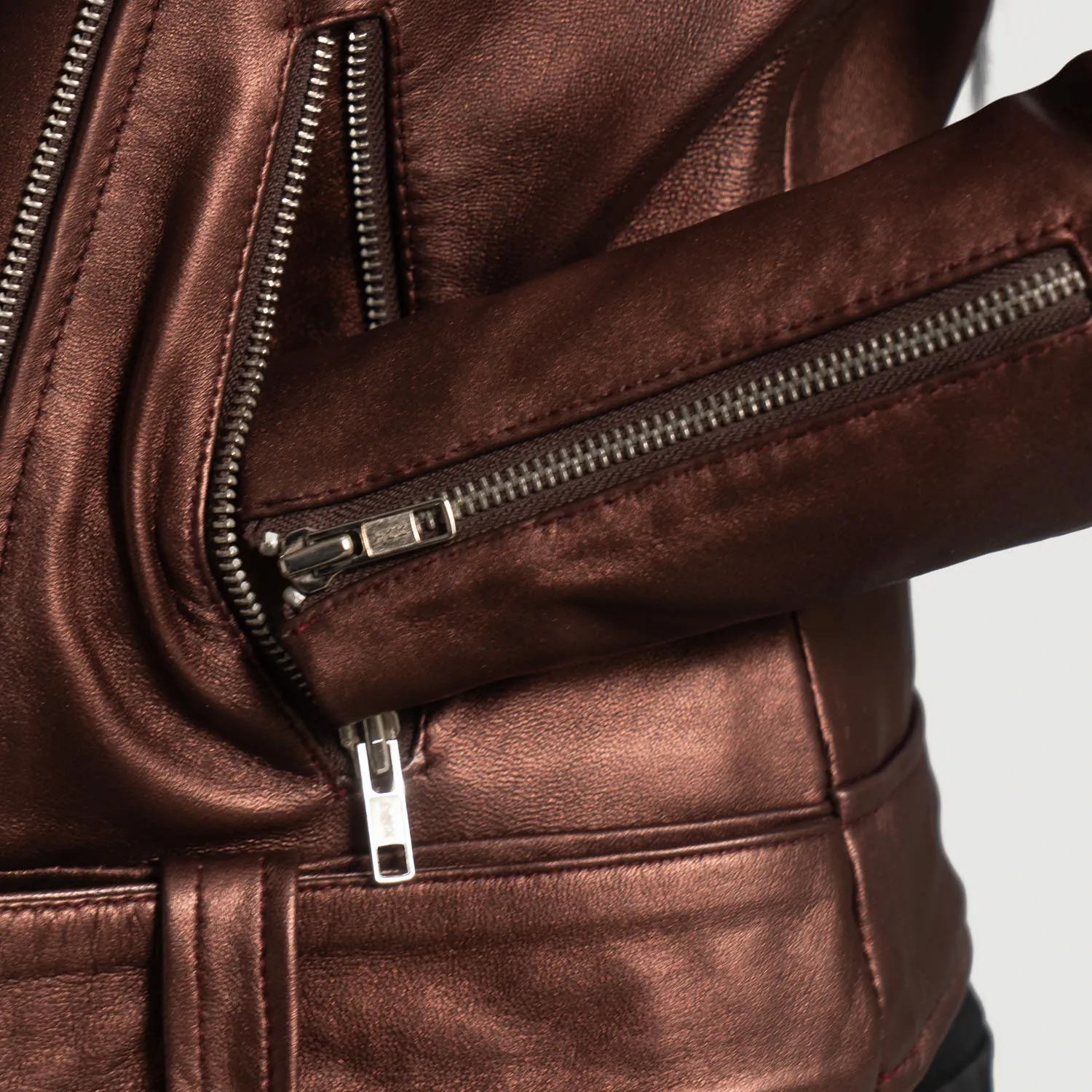 Rumi Leather Biker Jacket