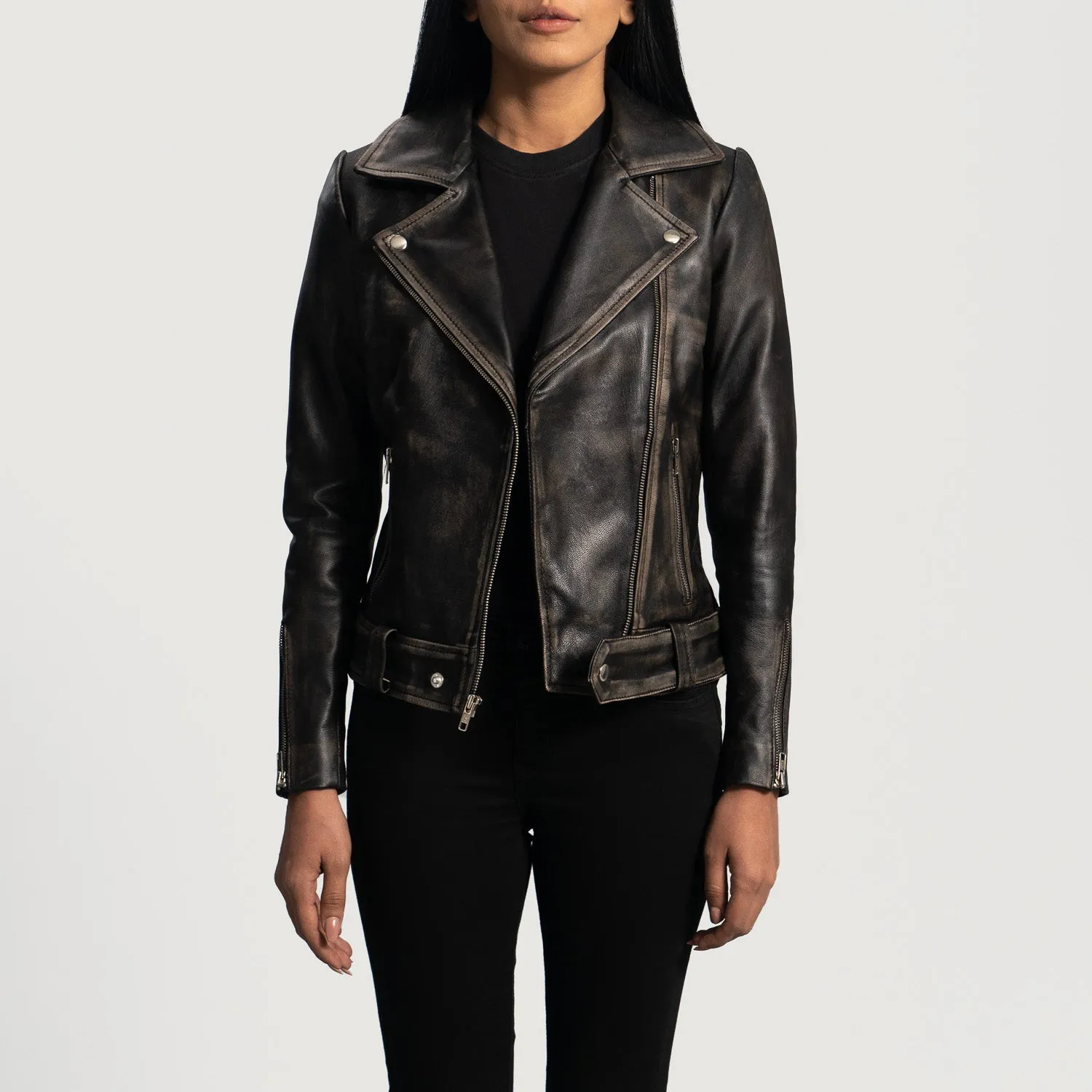 Rumi Leather Biker Jacket
