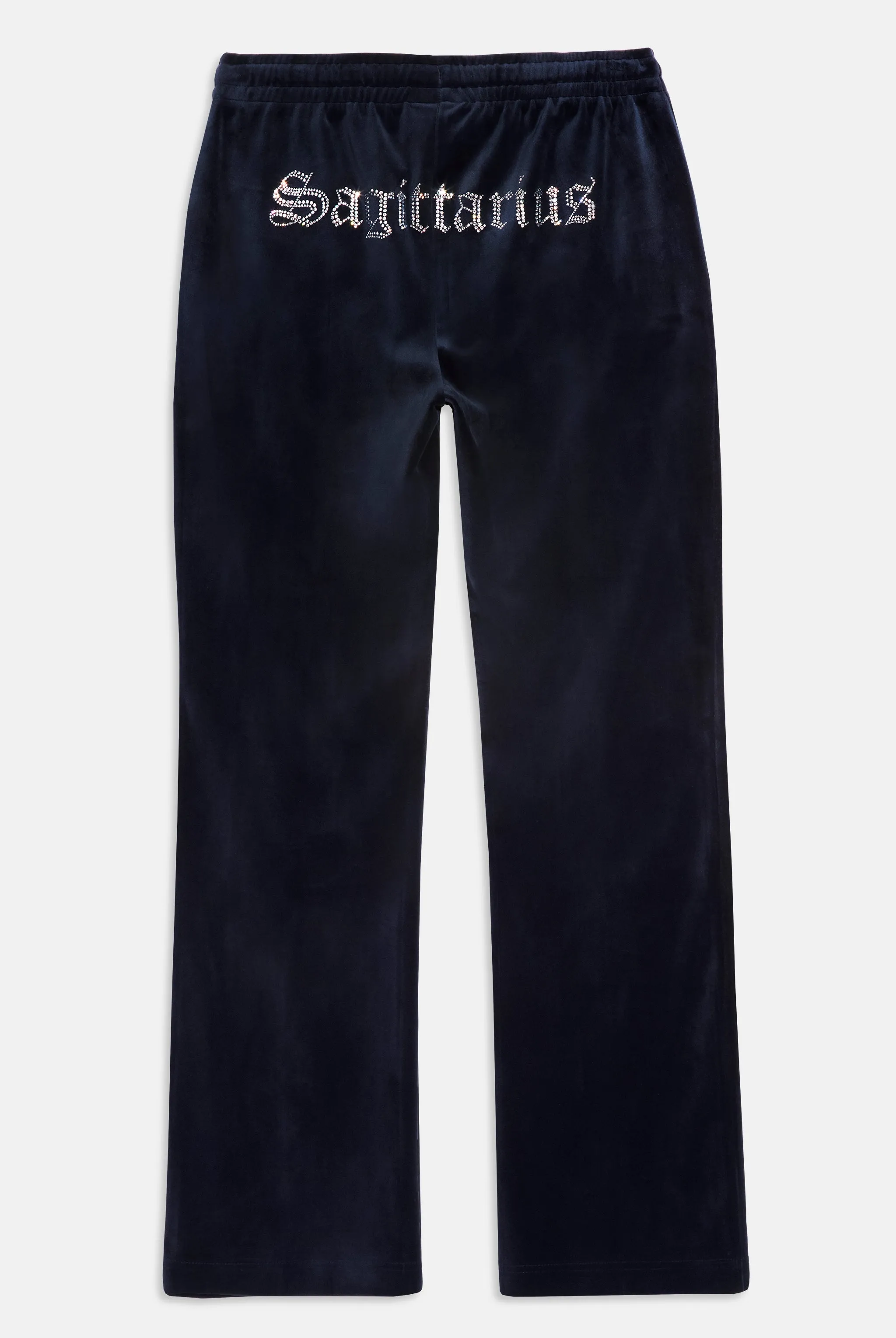 'SAGITTARIUS' NIGHT SKY VELOUR DIAMANTÉ TRACKSUIT BOTTOM