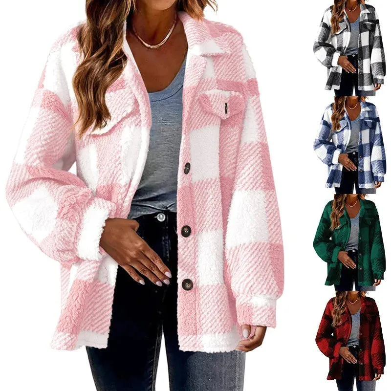 Sara™ | Plush Button-Up Jacket