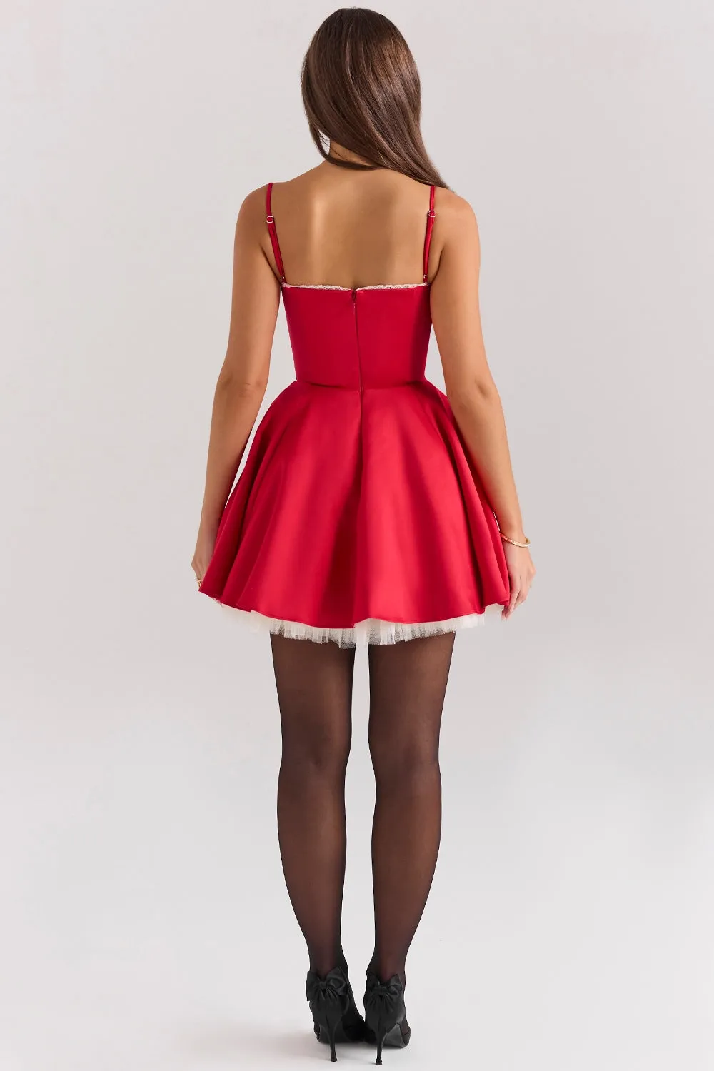 SELENA MINI DRESS - RED