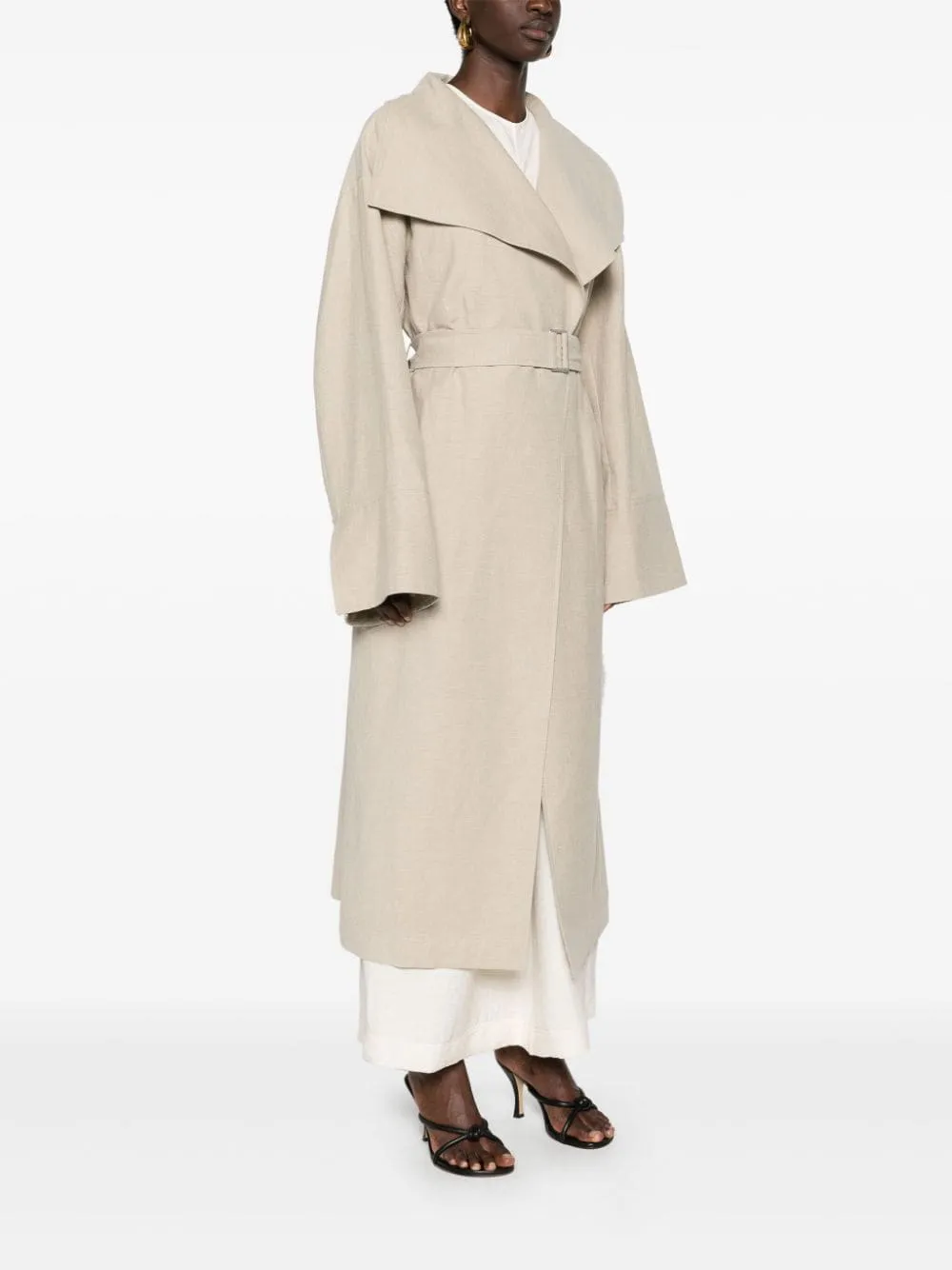 Signature linen coat