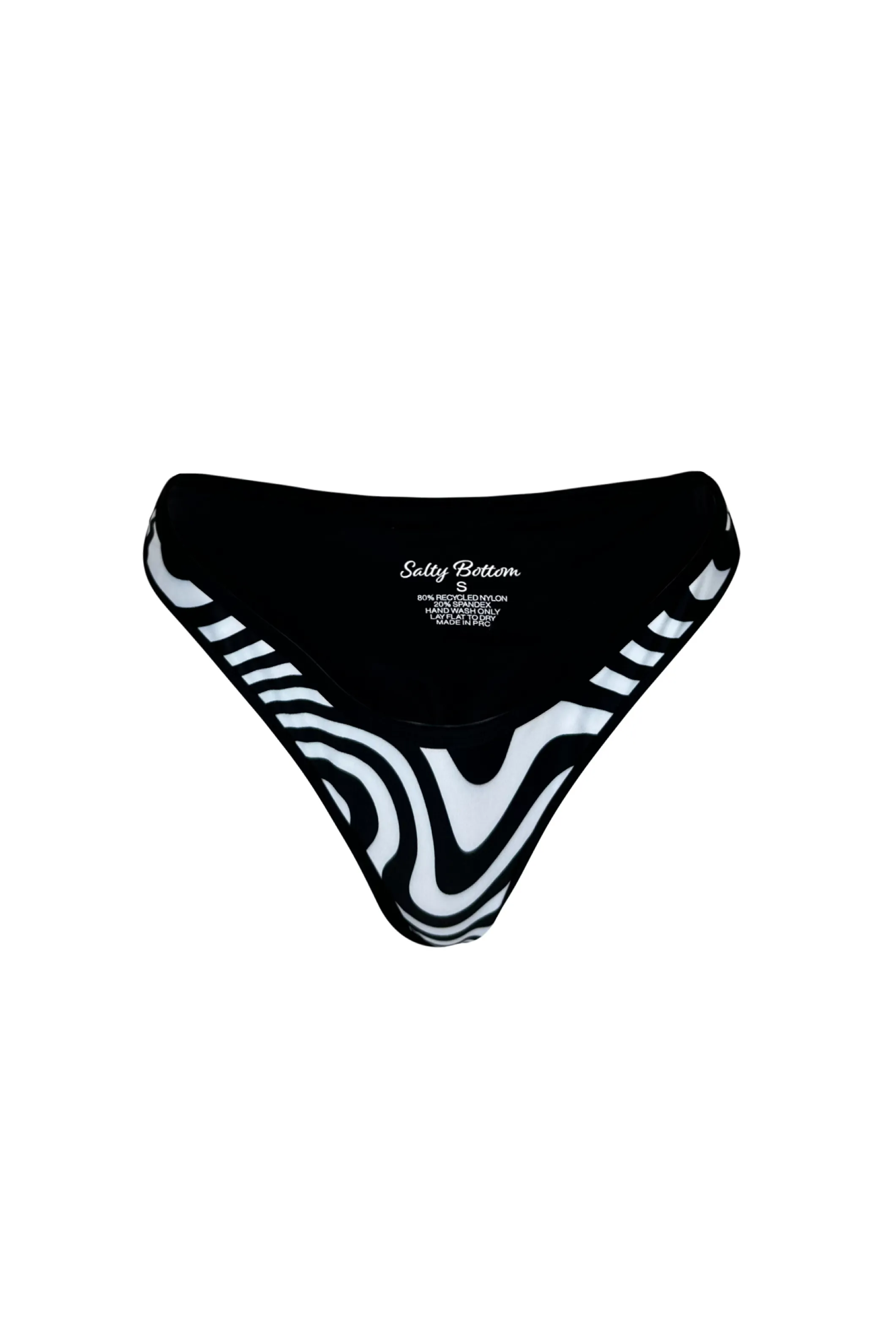 St Lucia Brazilian Bikini Bottoms - Distorted Lines