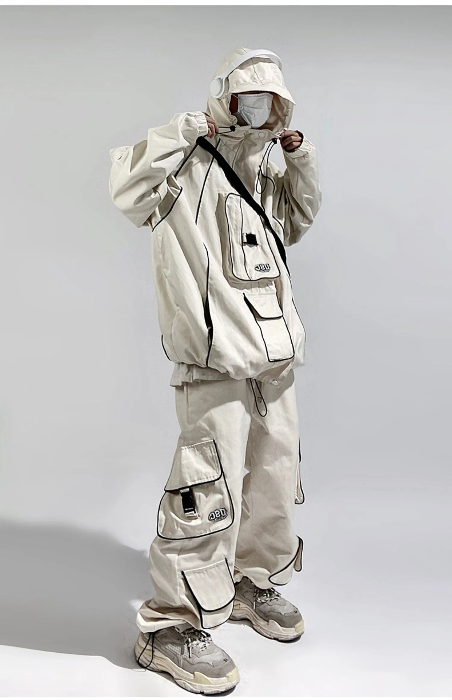 Stormtrooper Wide Leg Utility Cargo Pants