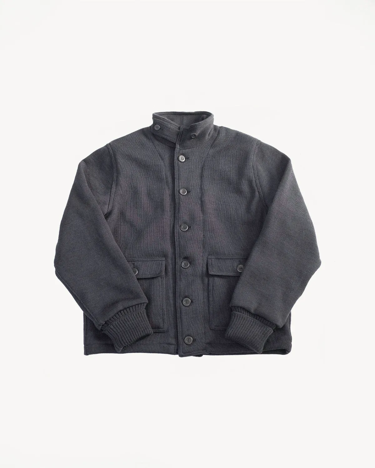 Submariner Sweater Coat - Dark Charcoal
