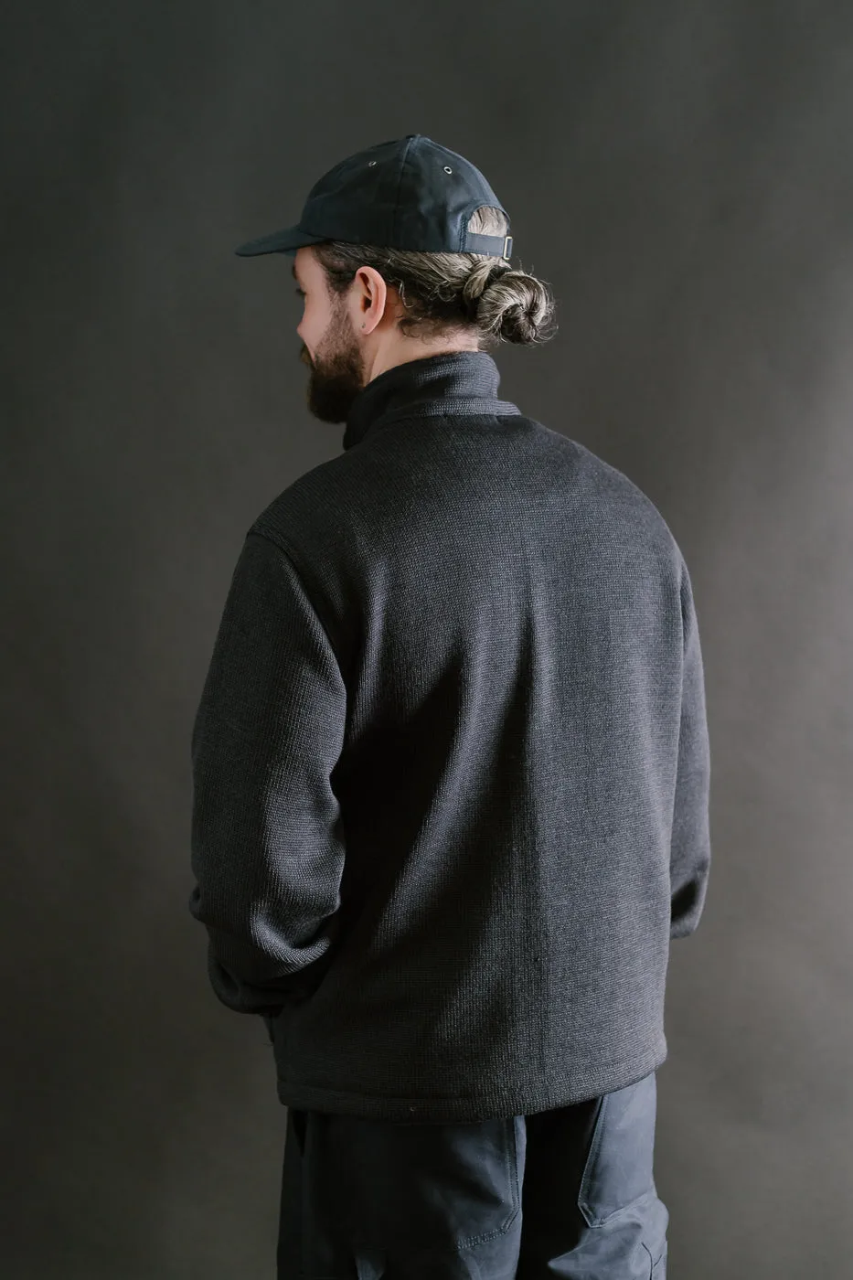 Submariner Sweater Coat - Dark Charcoal