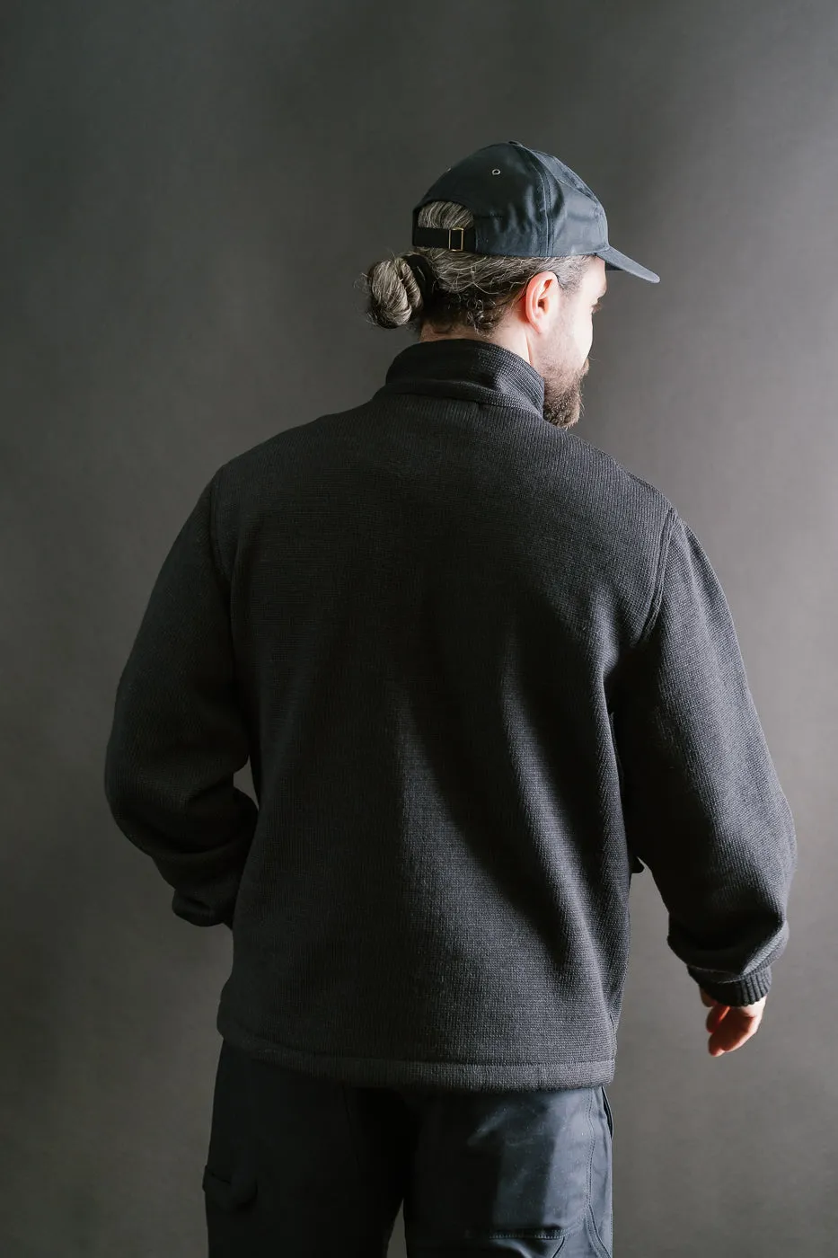 Submariner Sweater Coat - Dark Charcoal