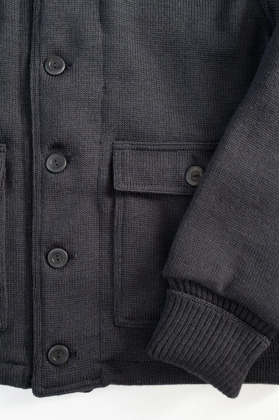 Submariner Sweater Coat - Dark Charcoal