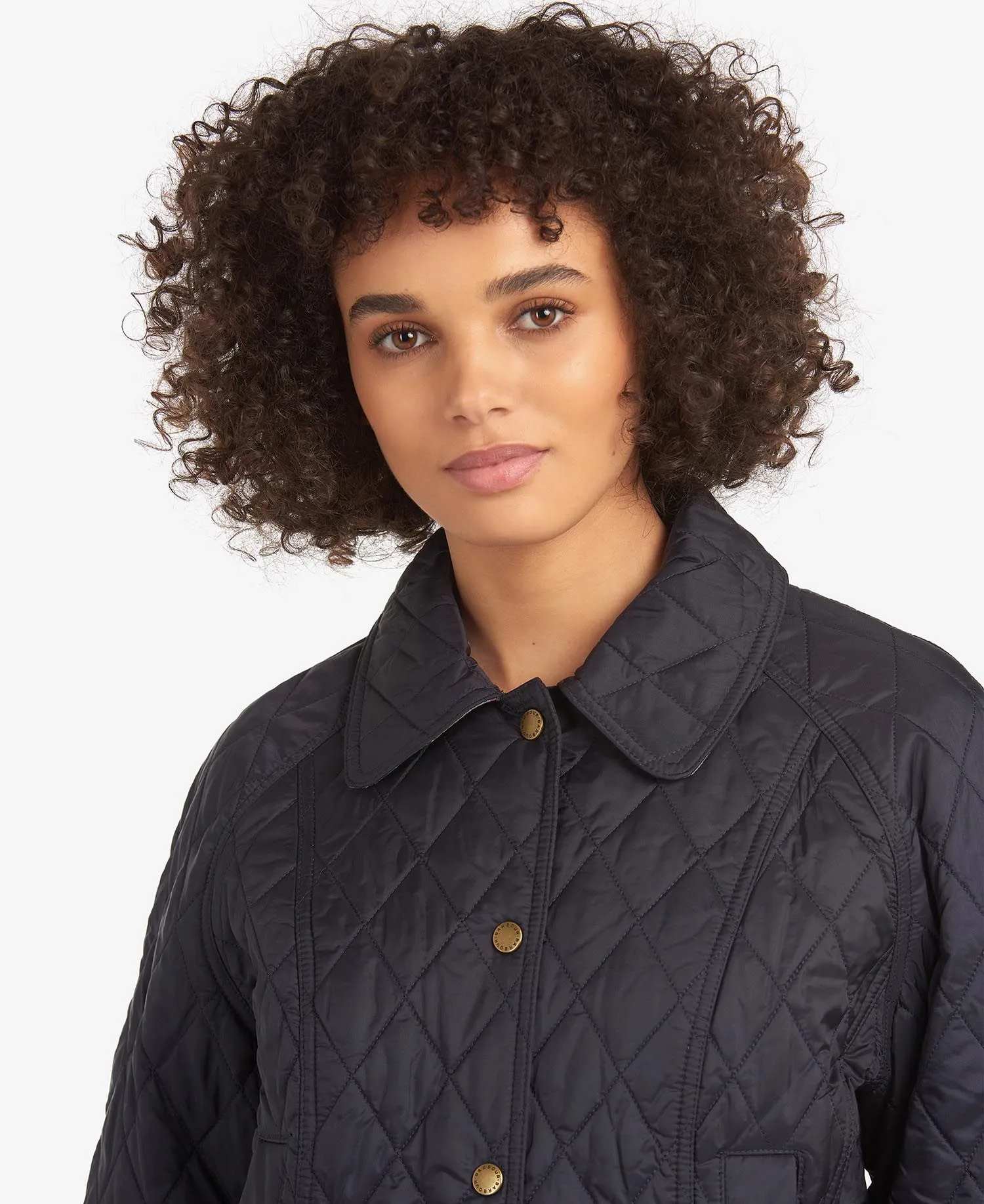 Summer Beadnell Quilted Jacket Navy