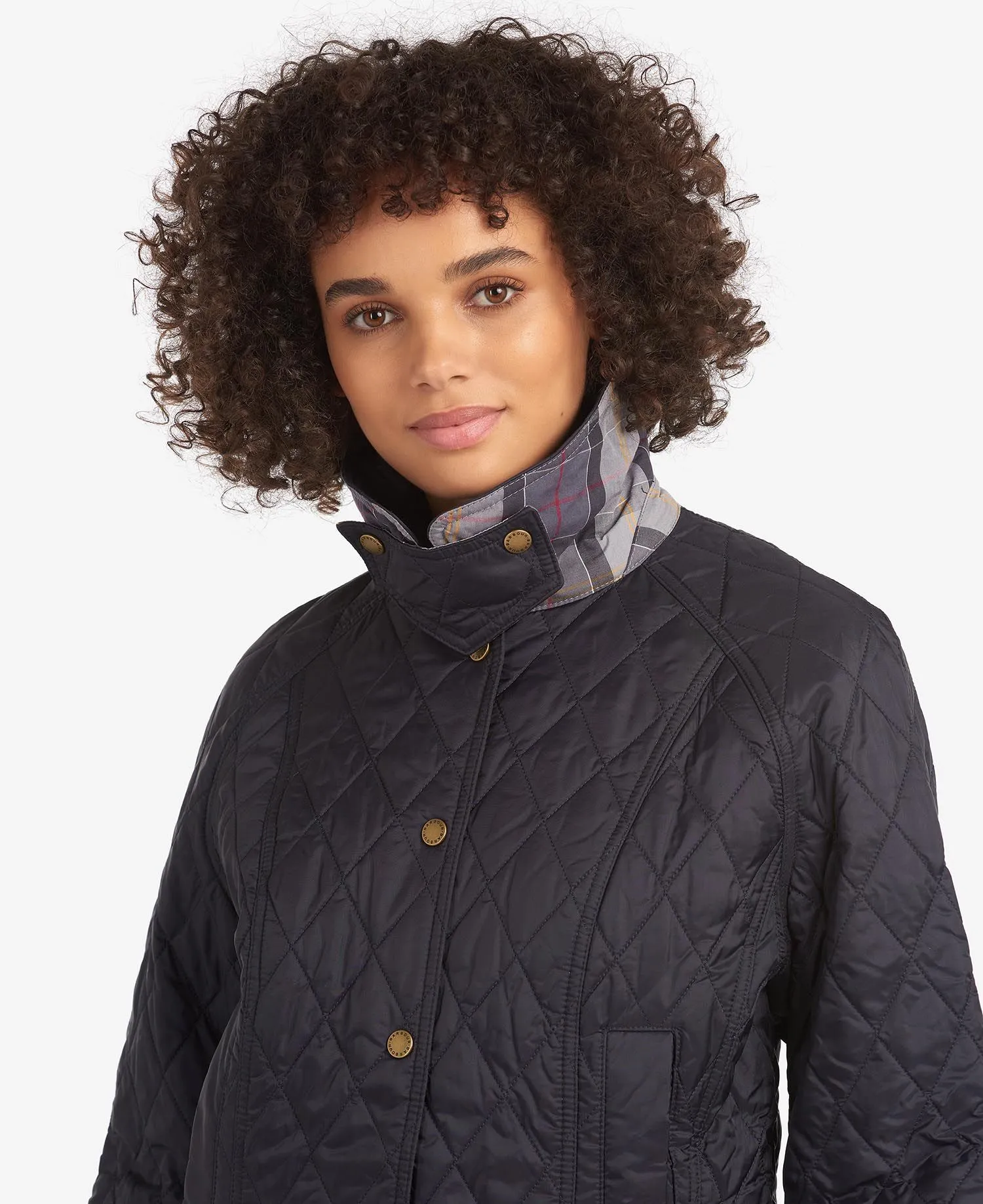 Summer Beadnell Quilted Jacket Navy