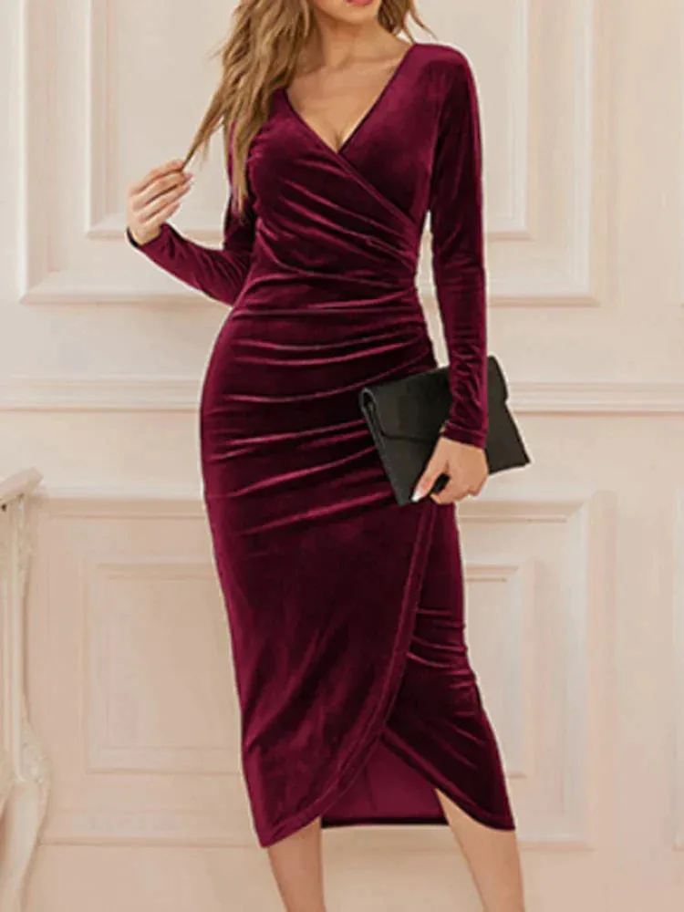 Susana® | Chic velvet dress