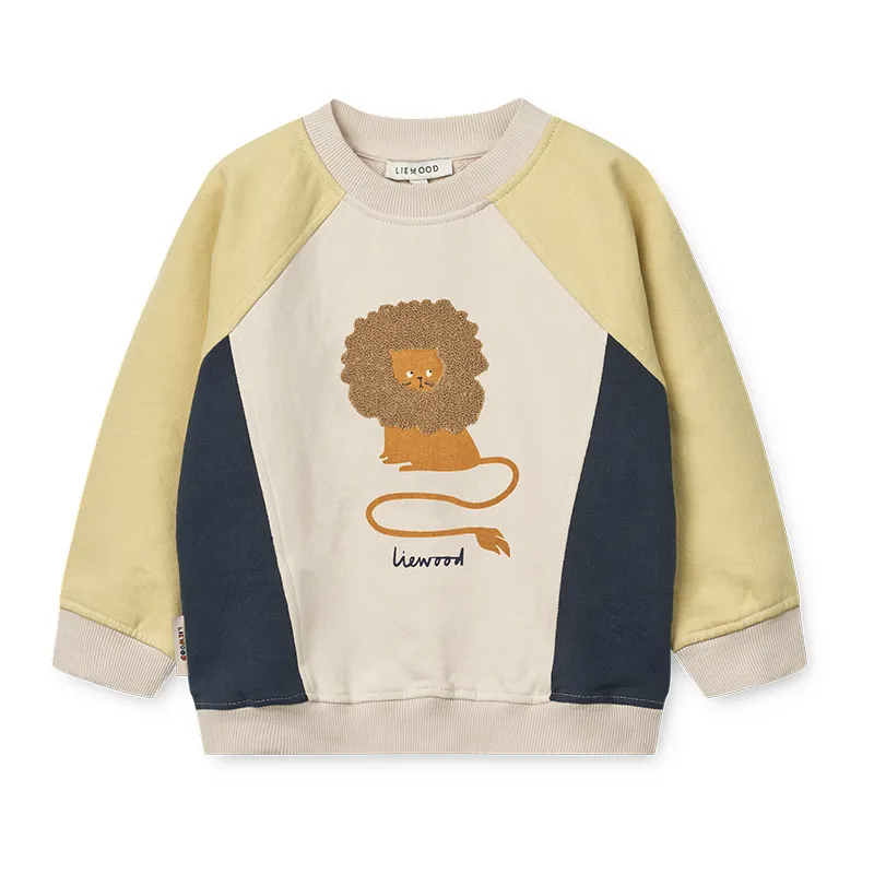 Sweater 'Aude' Circus Lion/Sandy